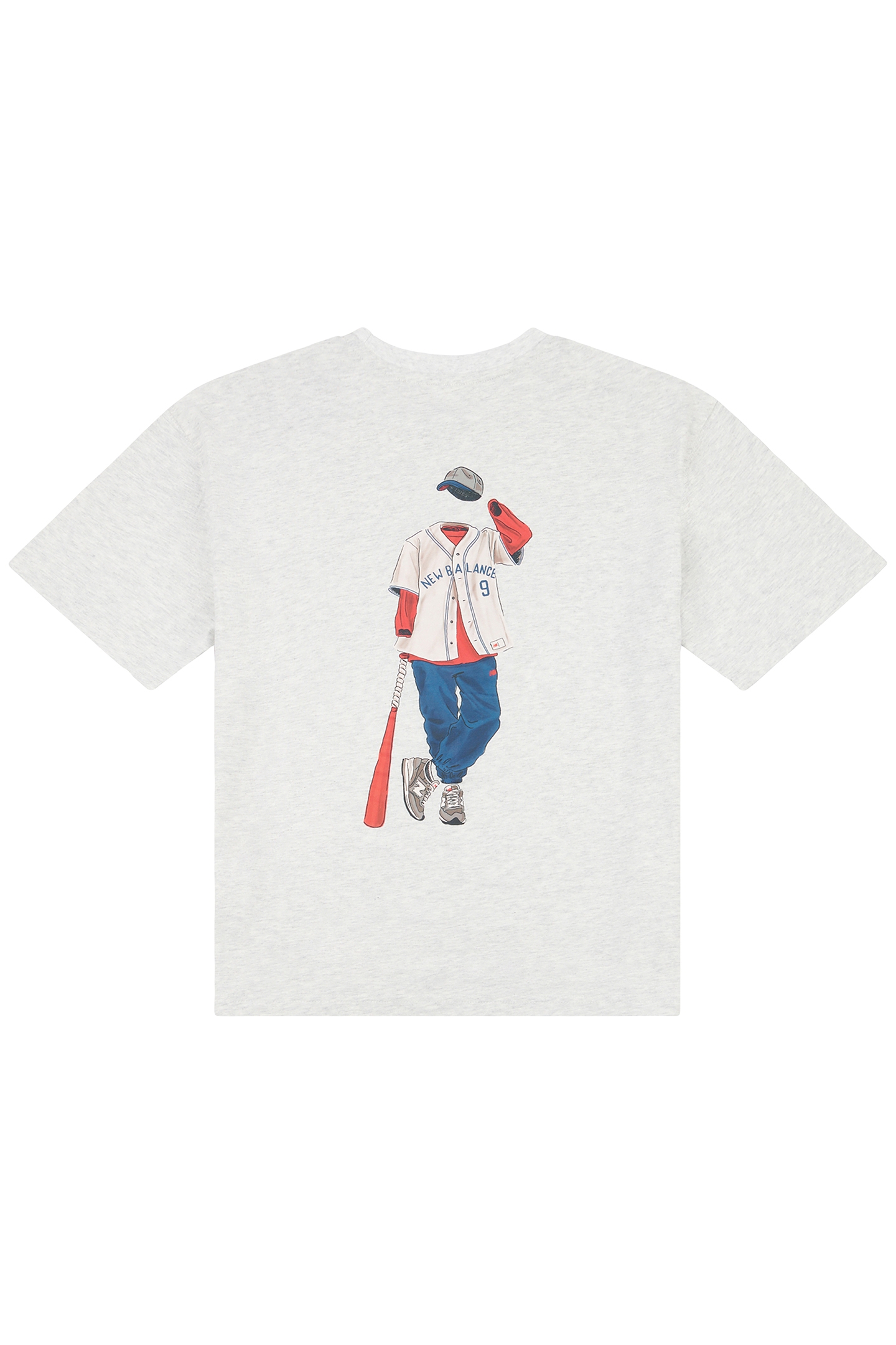 BOYS BASEBALL PLAYER BACK GRAPHIC TEE 5
