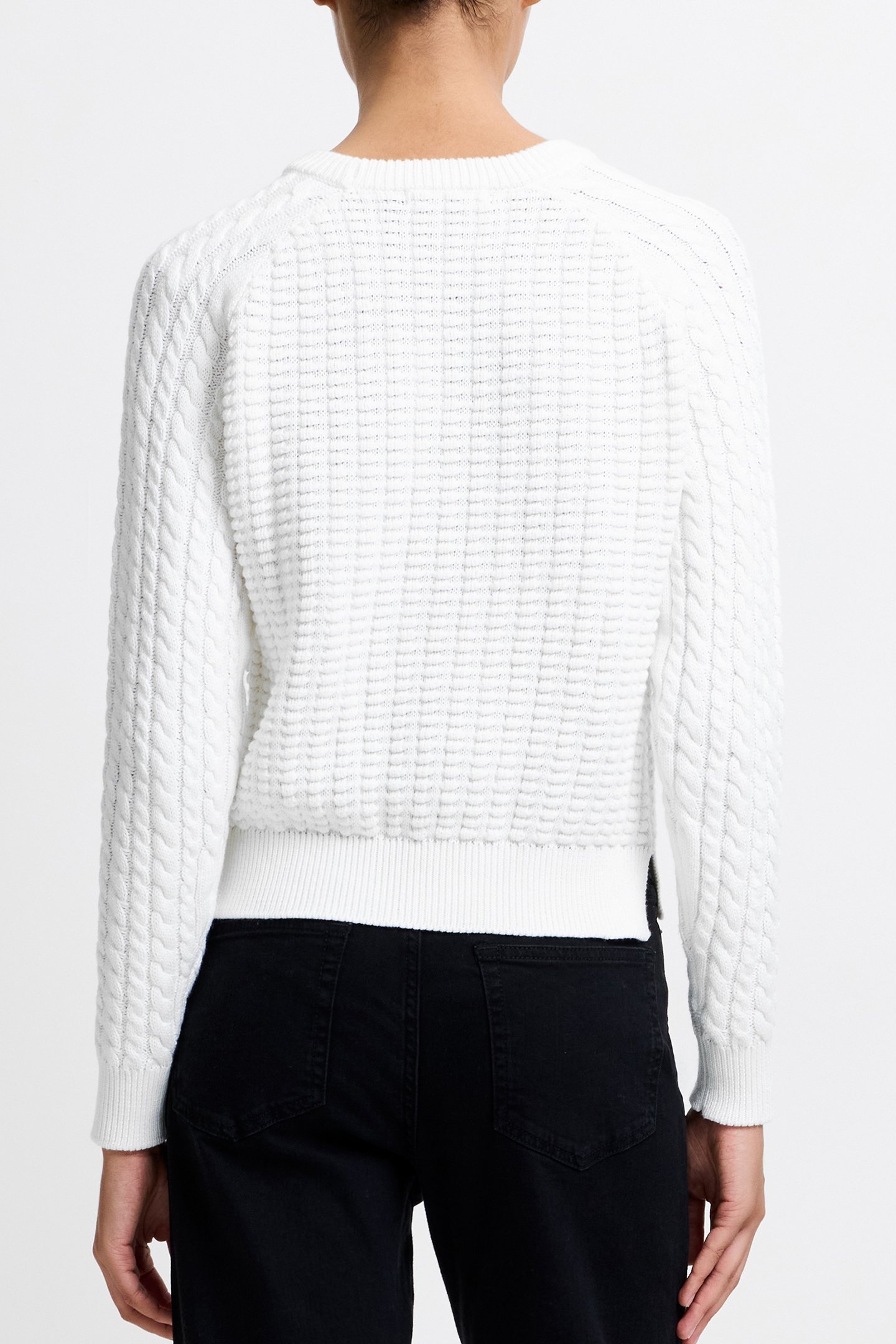 MOZART POPCORN CABLE JUMPER WINTER WHITE 2