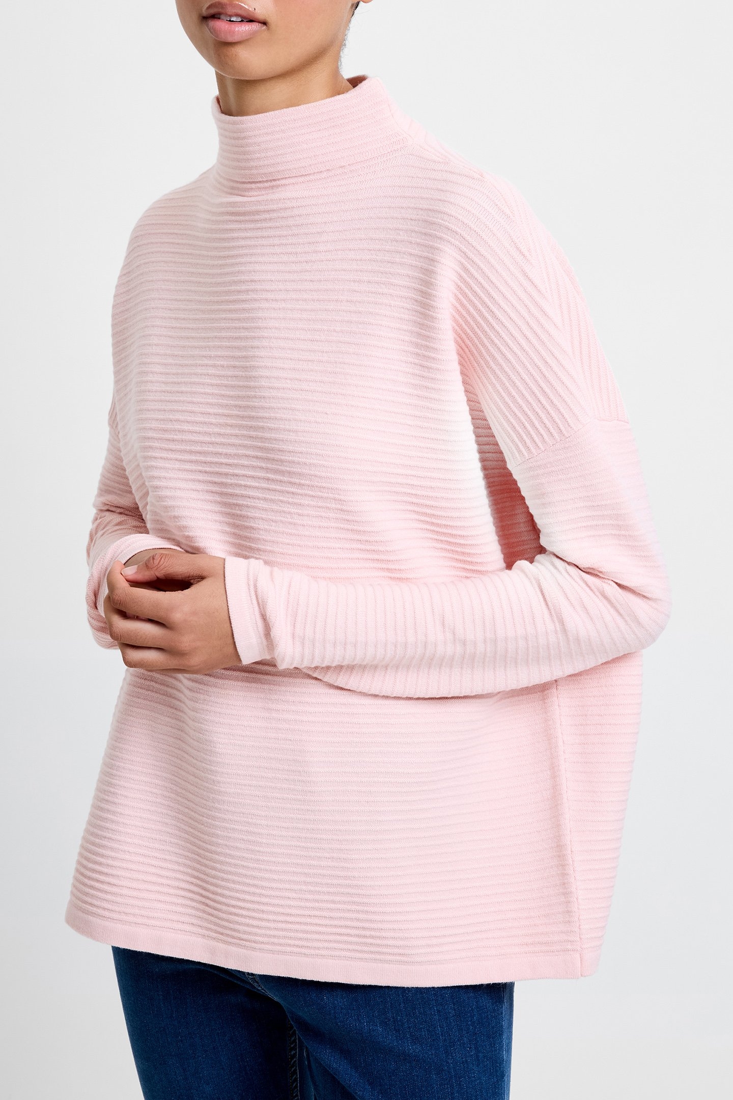 BABYSOFT LENA L/S HIGH NK JMPR LOTUS PINK 4