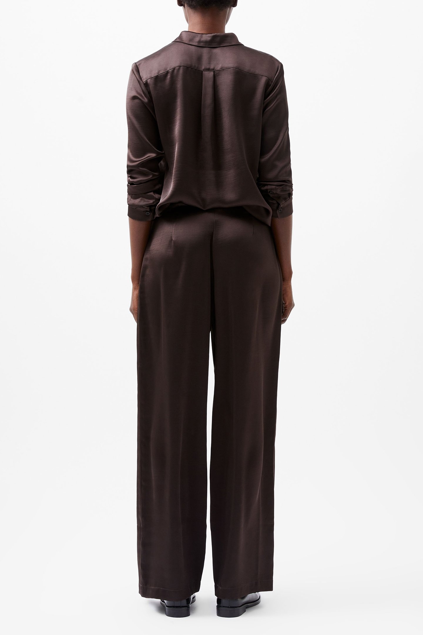 SATIN TROUSER CHOCOLATE GANACHE 3