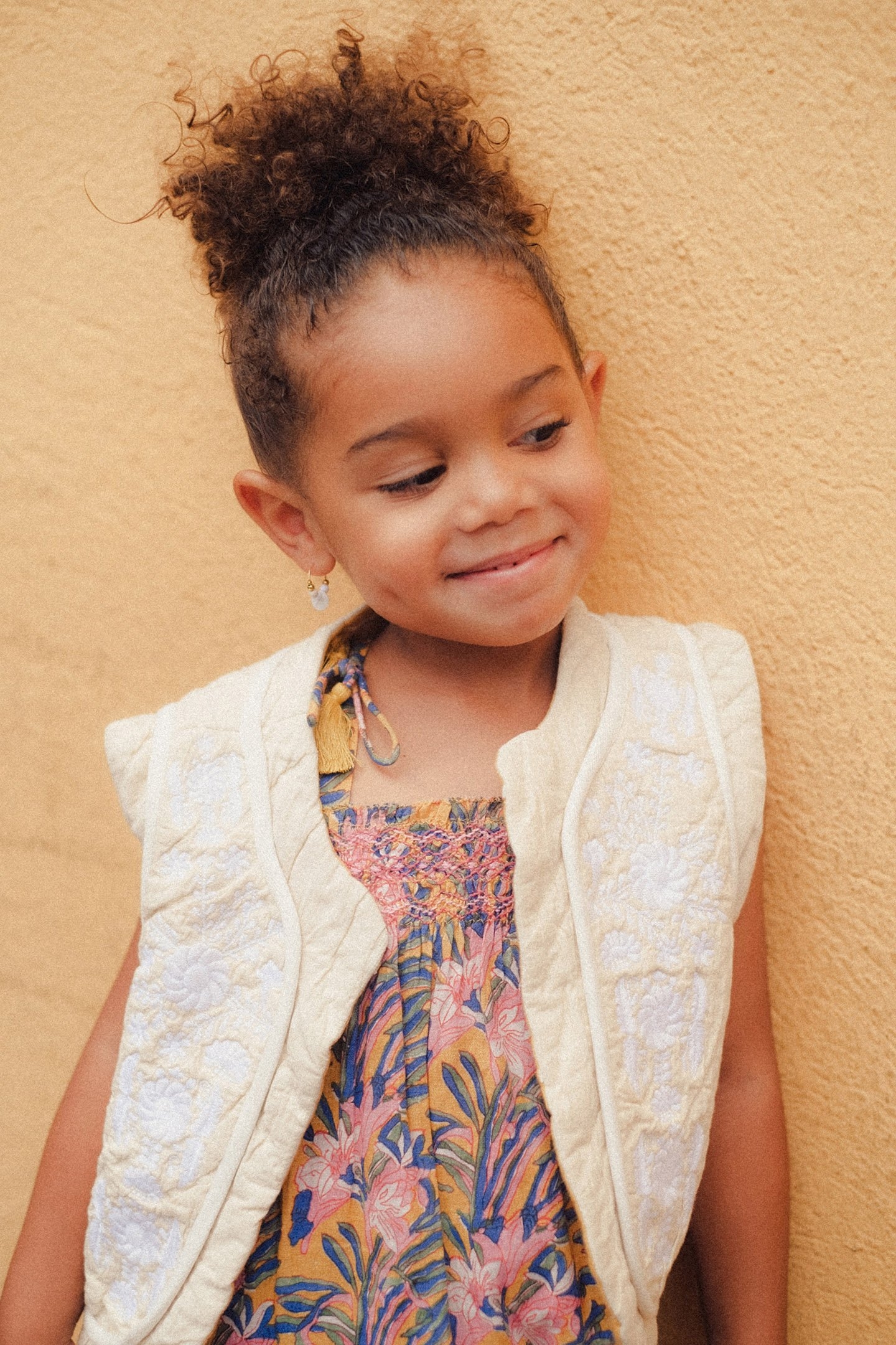 DRESS MARCELINE HONEY FLOWER 3