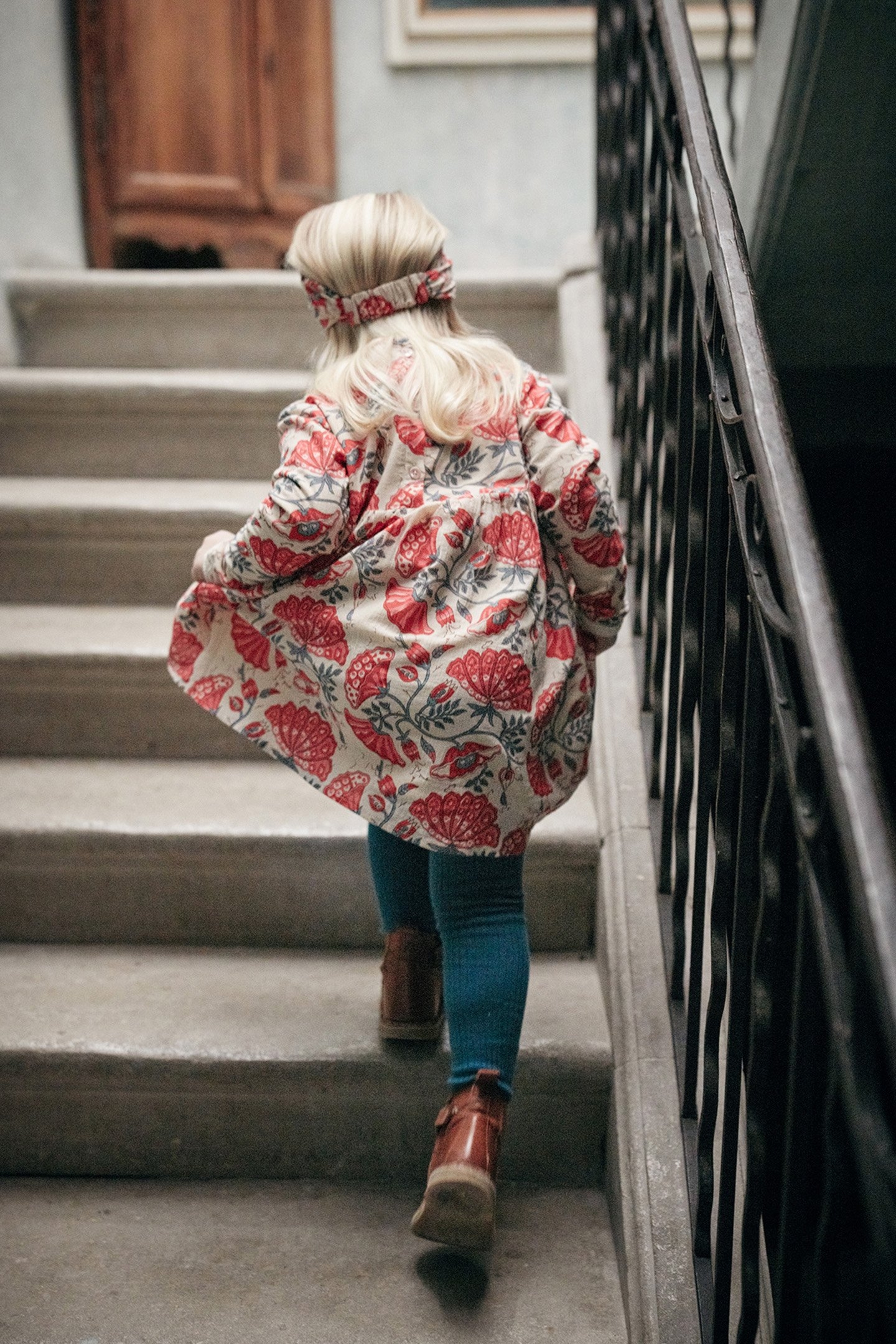 DRESS ROULOTTA CREAM ENDLESSFLOWERS 2