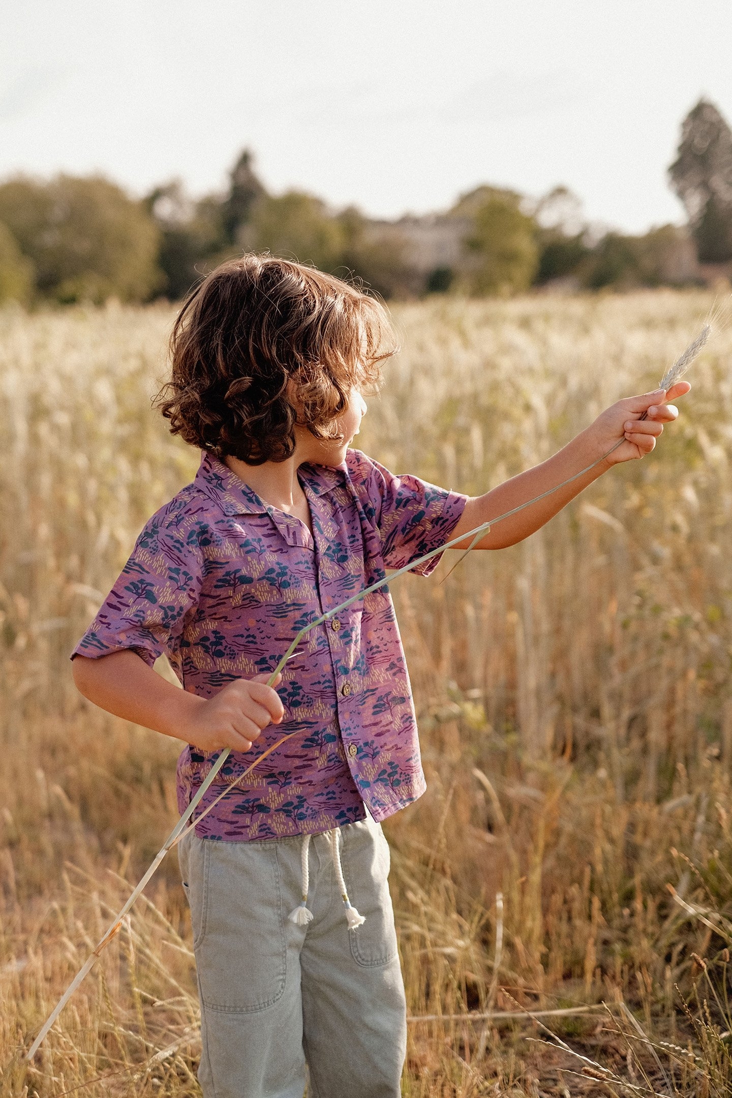 SHIRT ALOV PURPLE PAST FIELDS 4