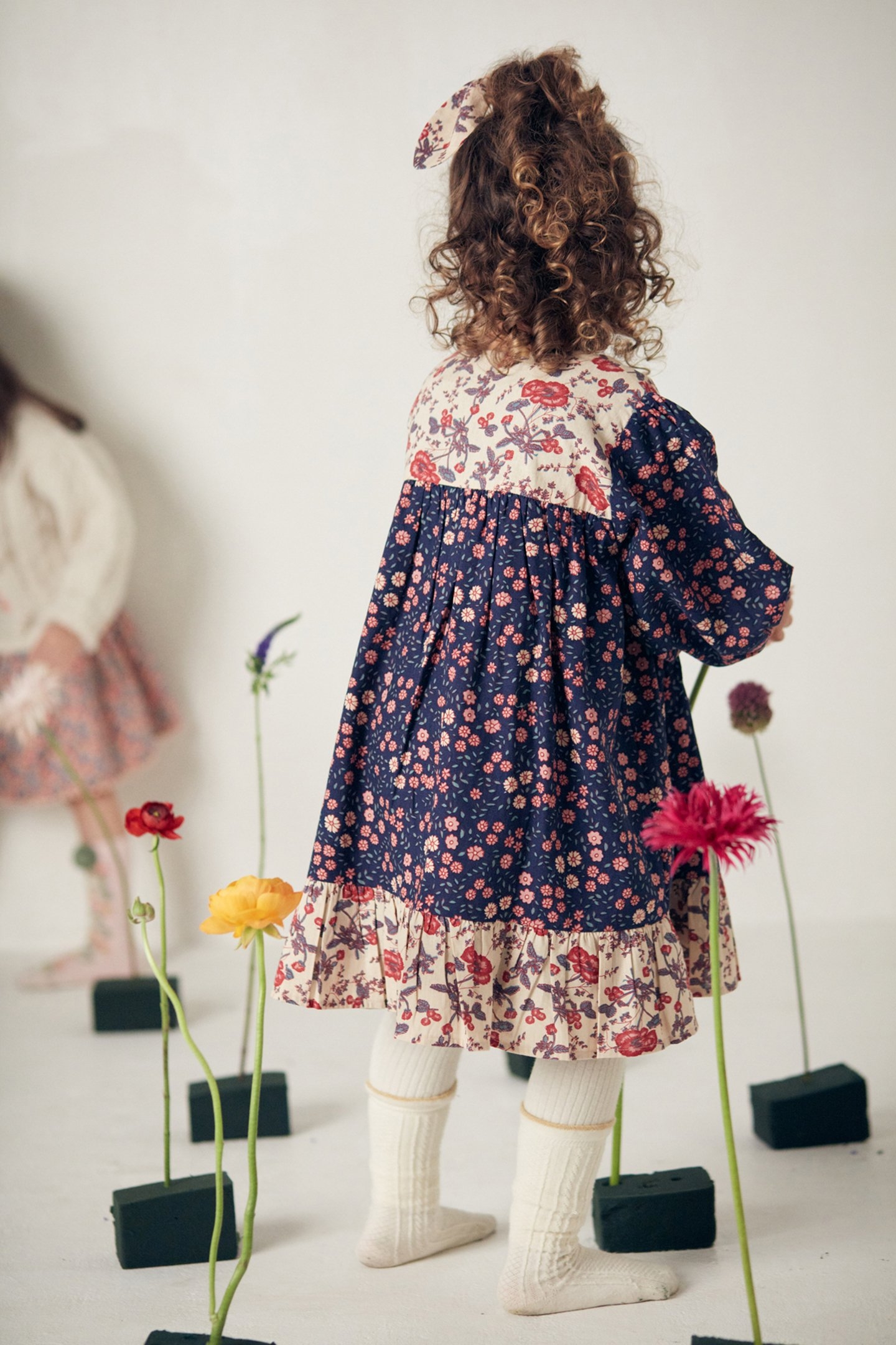 DRESS MASSILIA MIDSTARGAR-CREAM POP 2