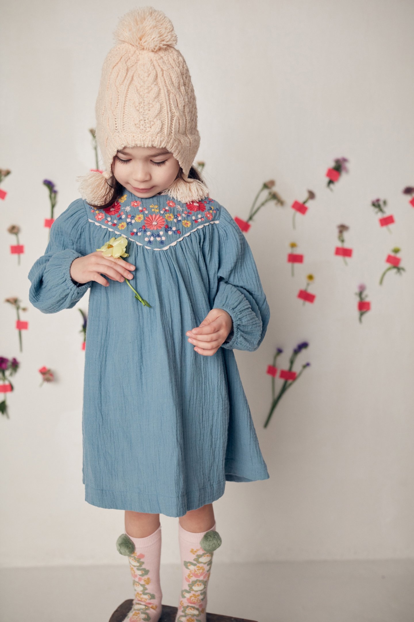 DRESS LARITA STONE BLUE 1