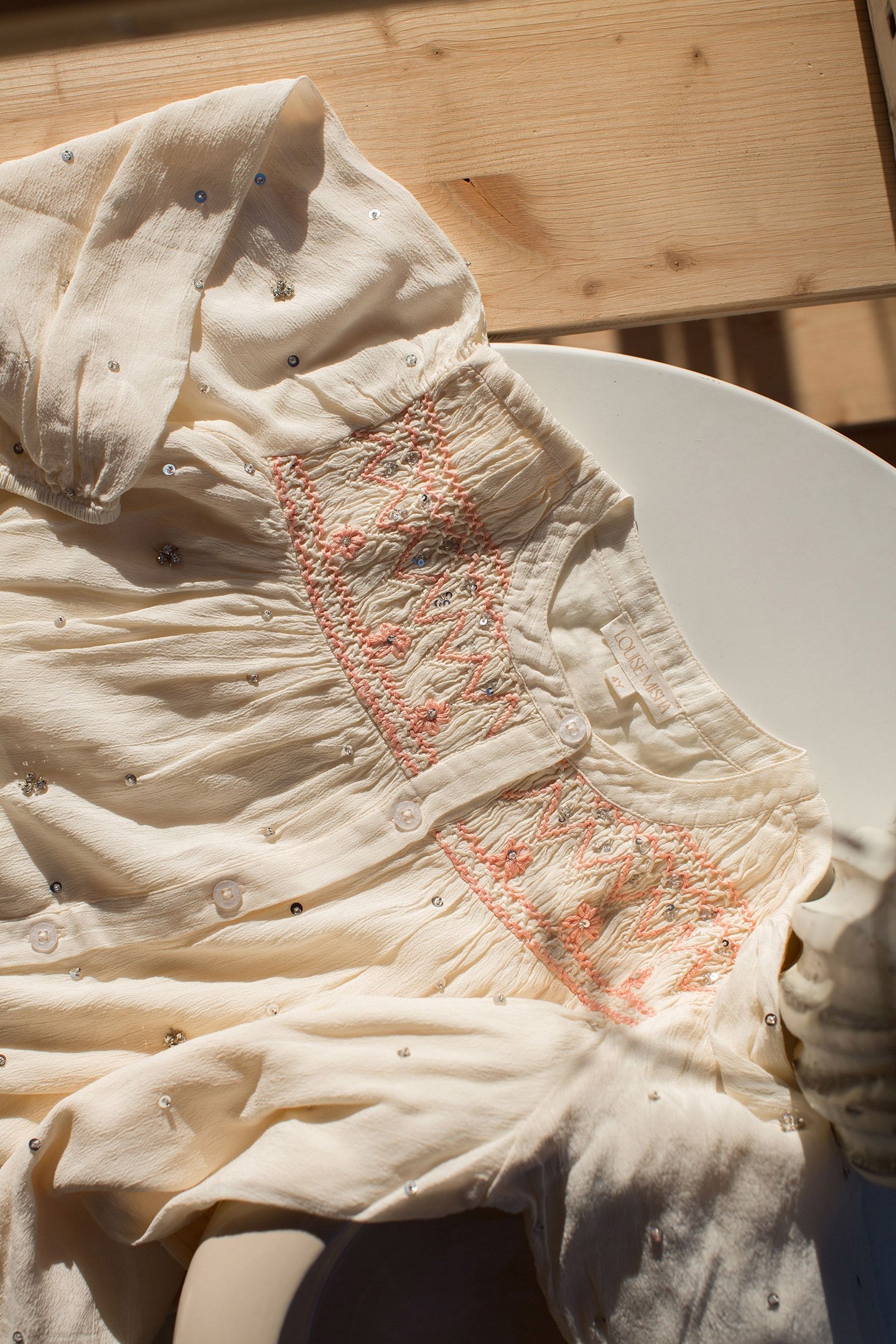 DRESS SOLENE CREAM 6