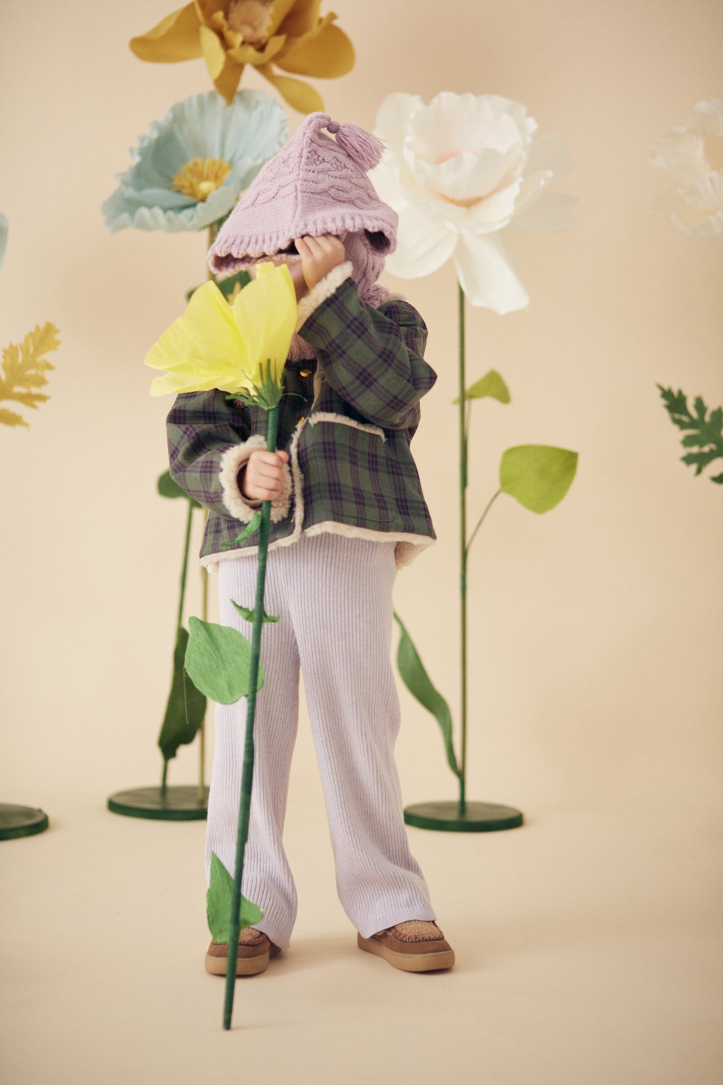 COAT ALIA GREEN TARTAN 4