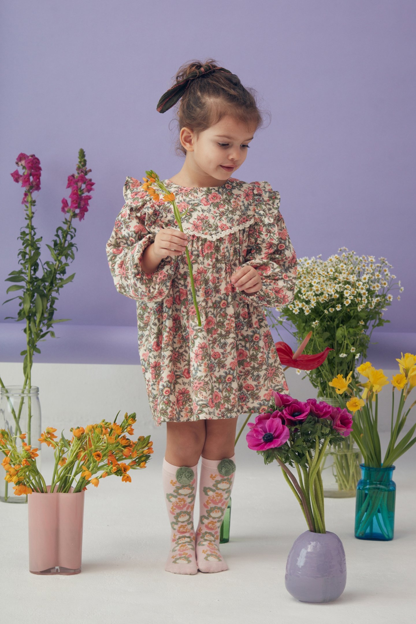 DRESS LARA IVORY ENCH FIELDS 1