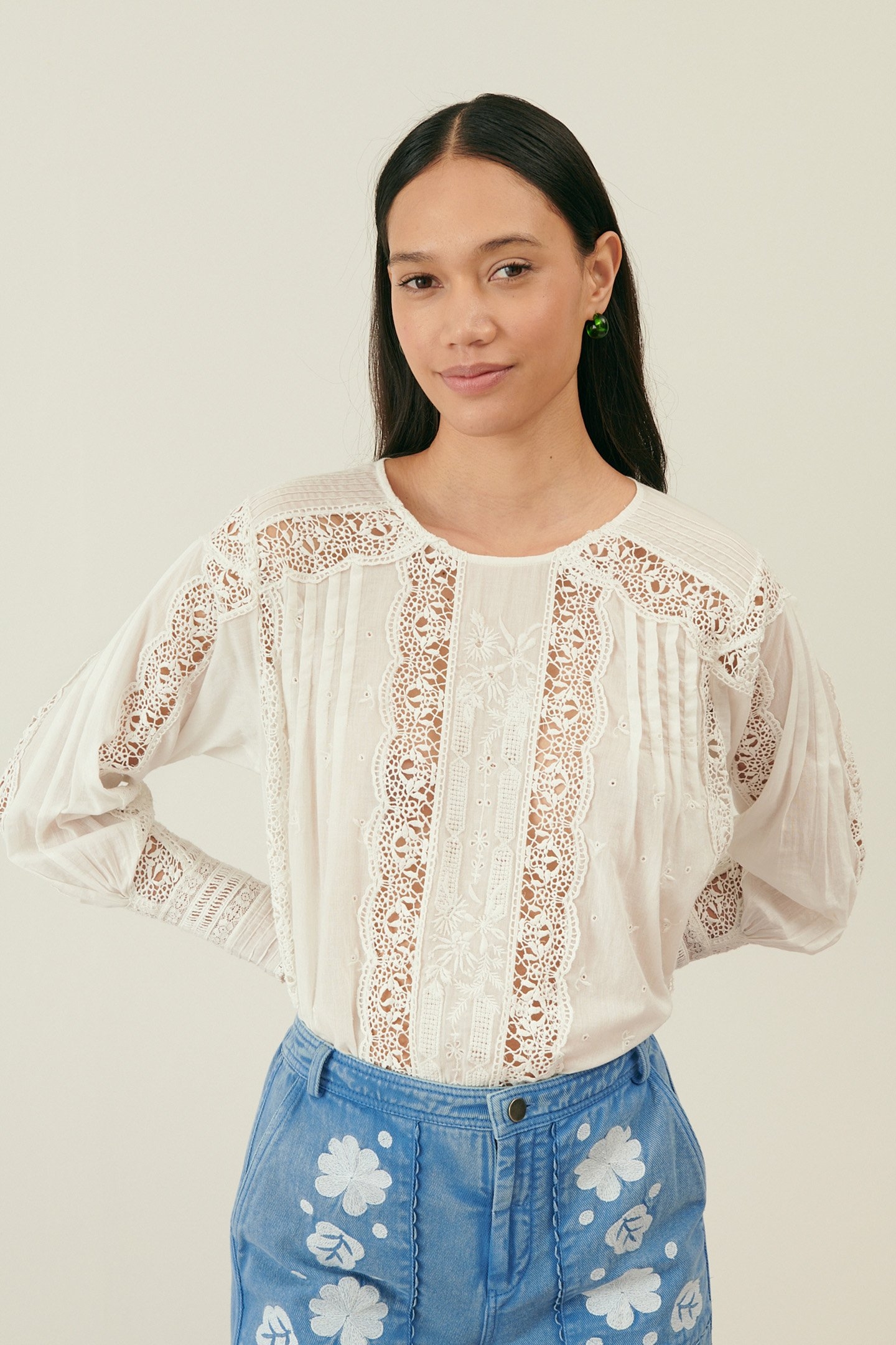 BLOUSE JEANNINE OFF WHITE 1