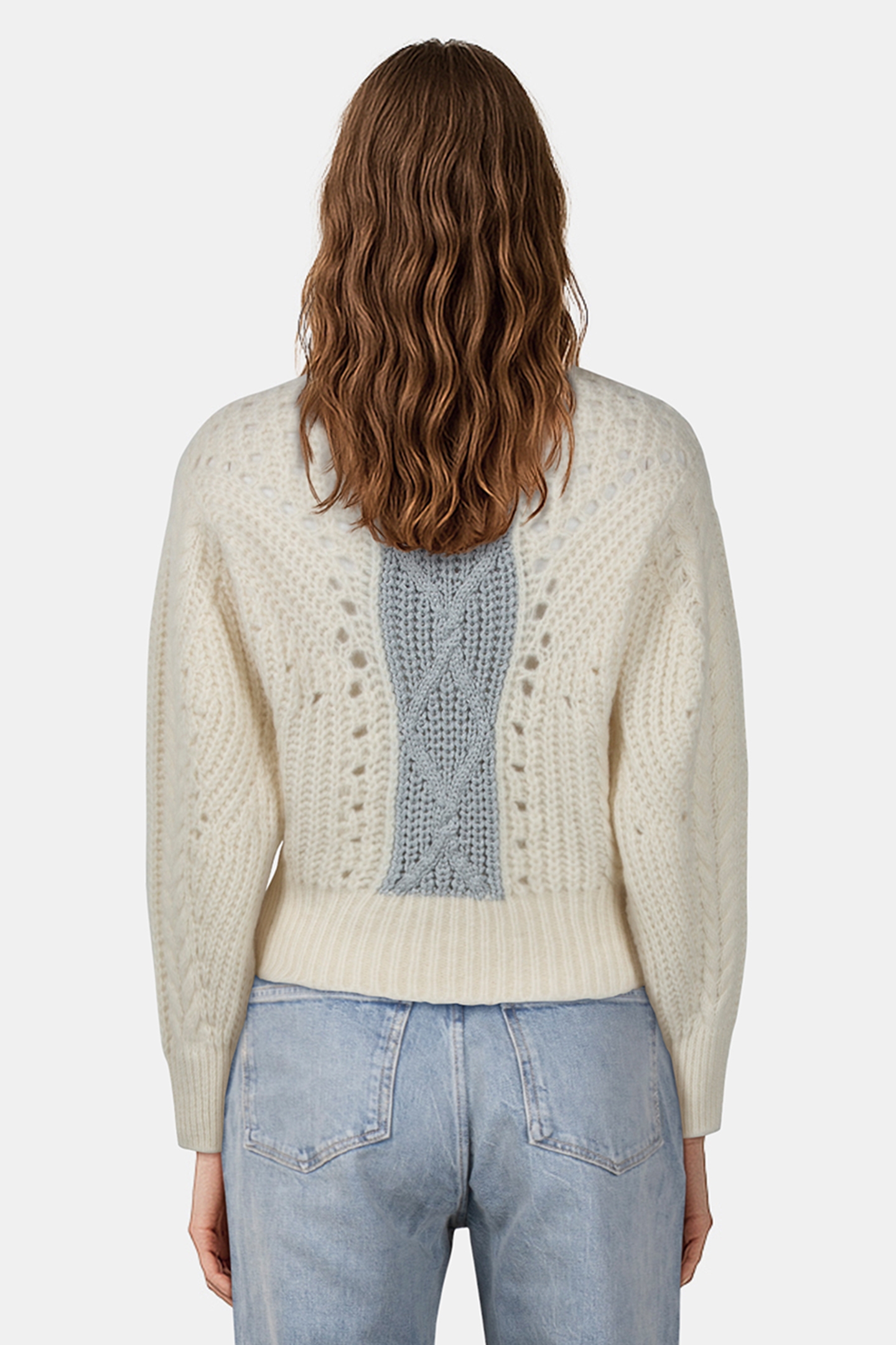 JUDIE PULLOVER ECRU/SILVER 2