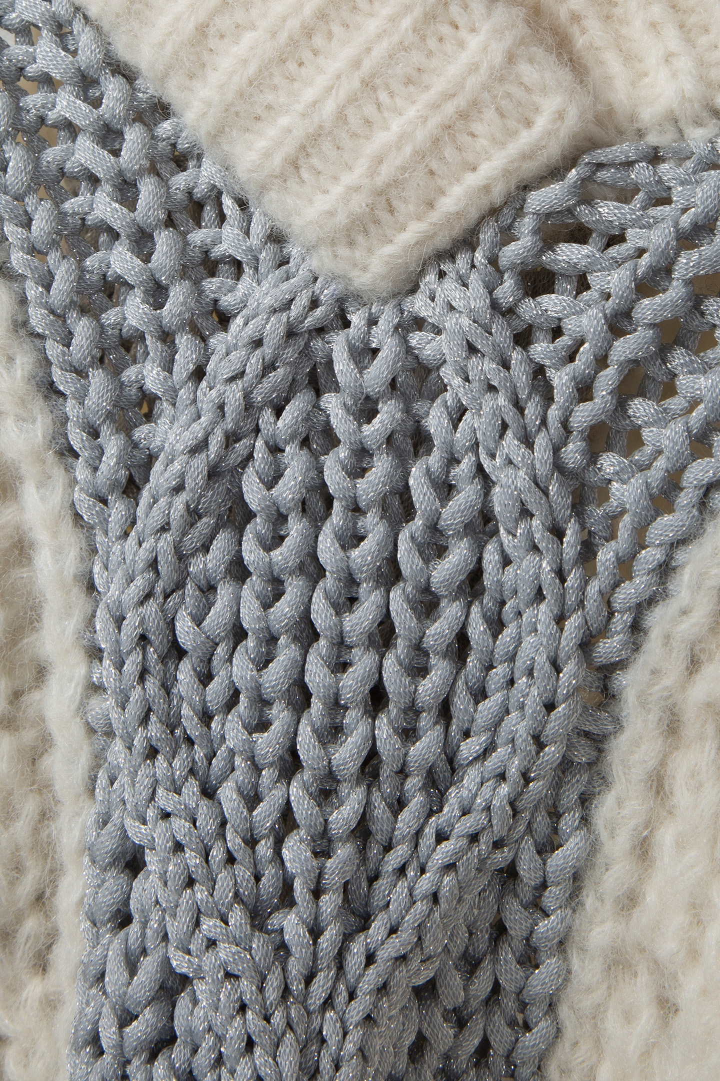 JUDIE PULLOVER ECRU/SILVER 5