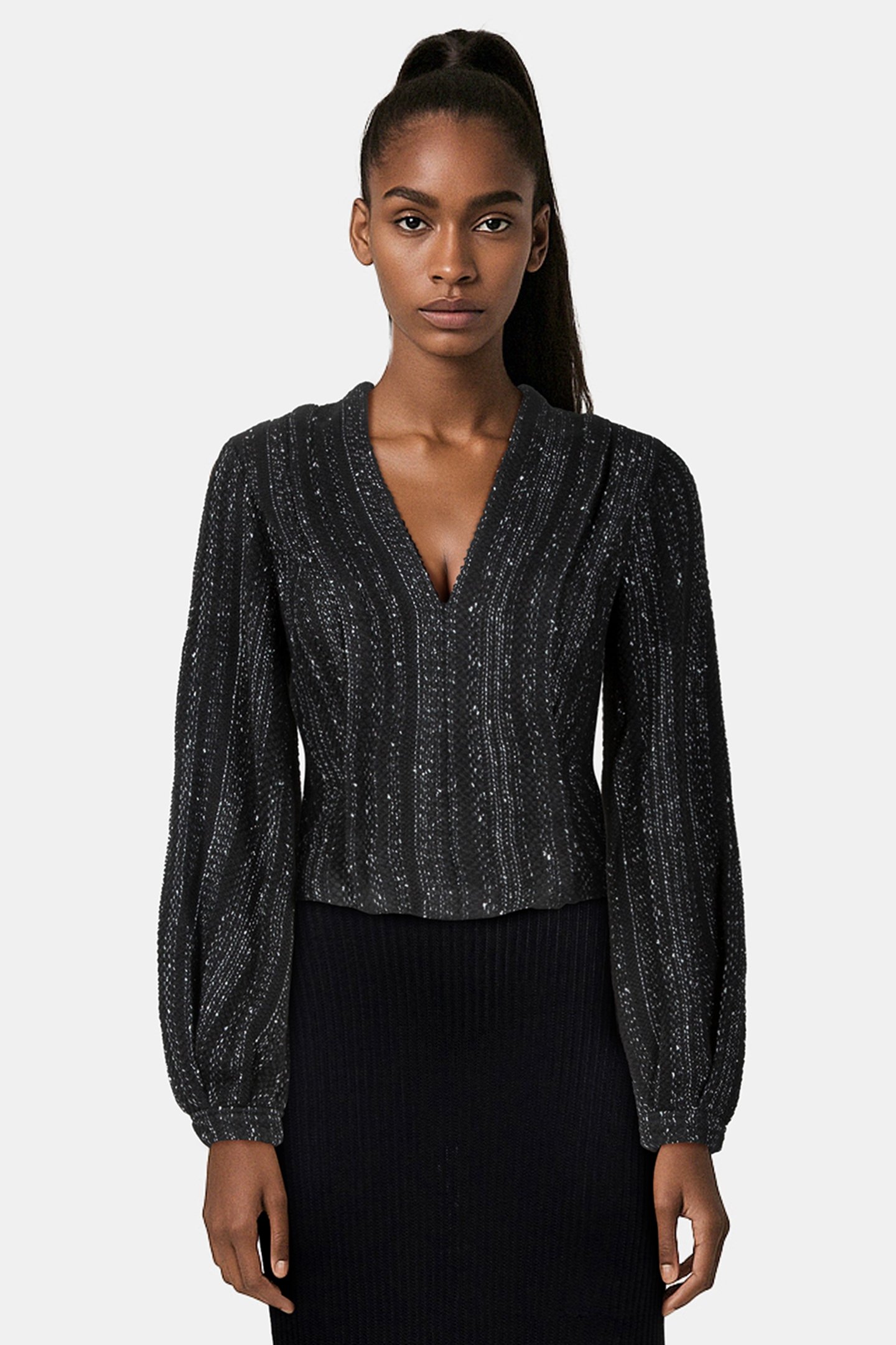 TIESTO TOP BLACK/SILVER 1