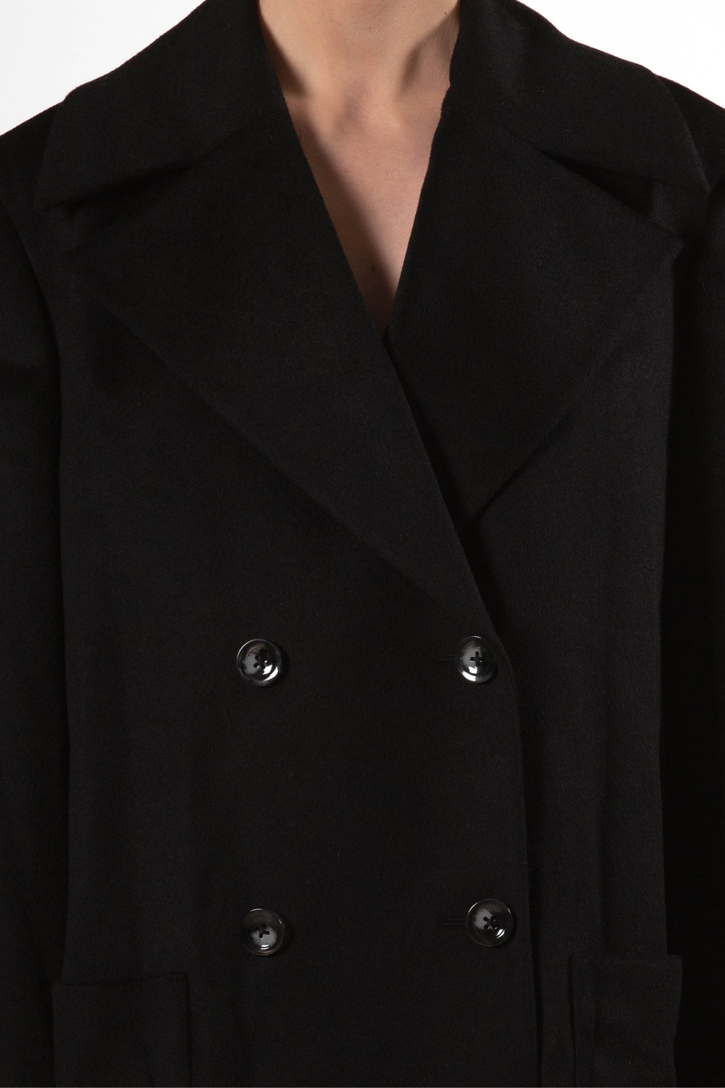 BOYFRIEND WOOL COAT BLACK 4