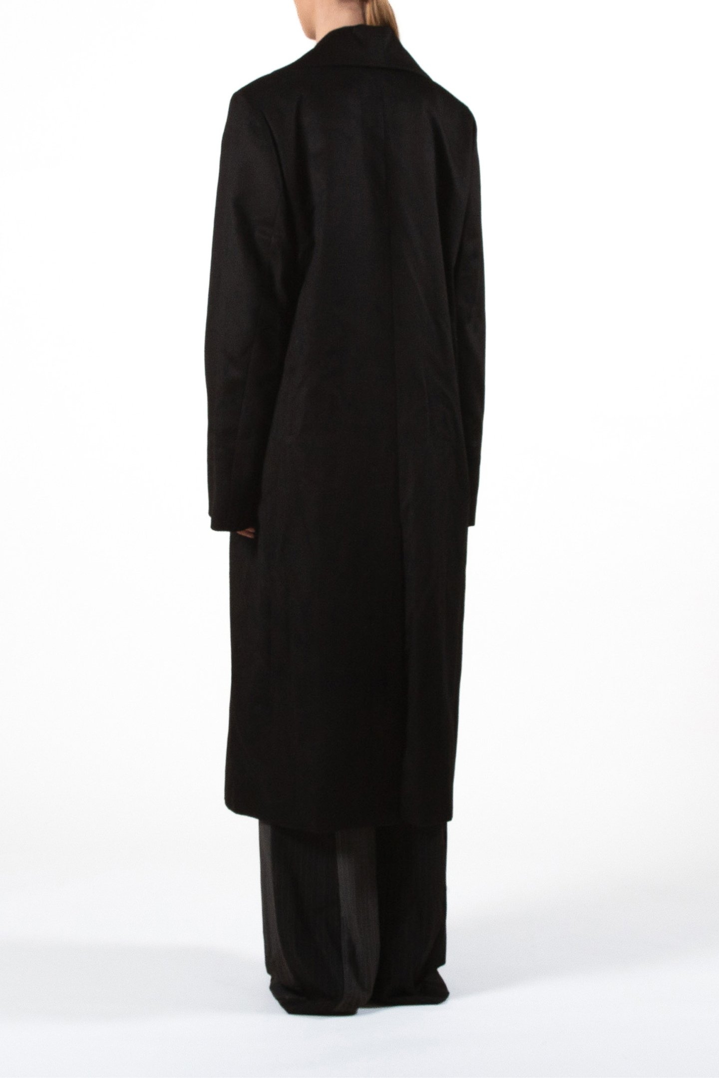 BOYFRIEND WOOL COAT BLACK 2