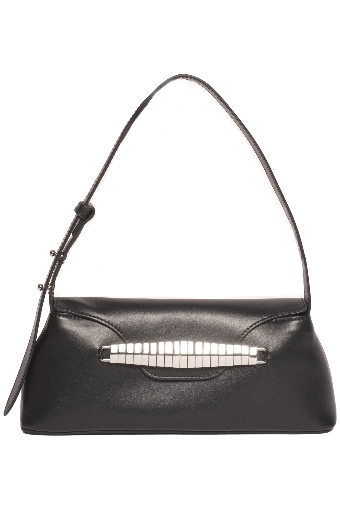 EVA SHOULDER BAG LEATHER BLACK 1