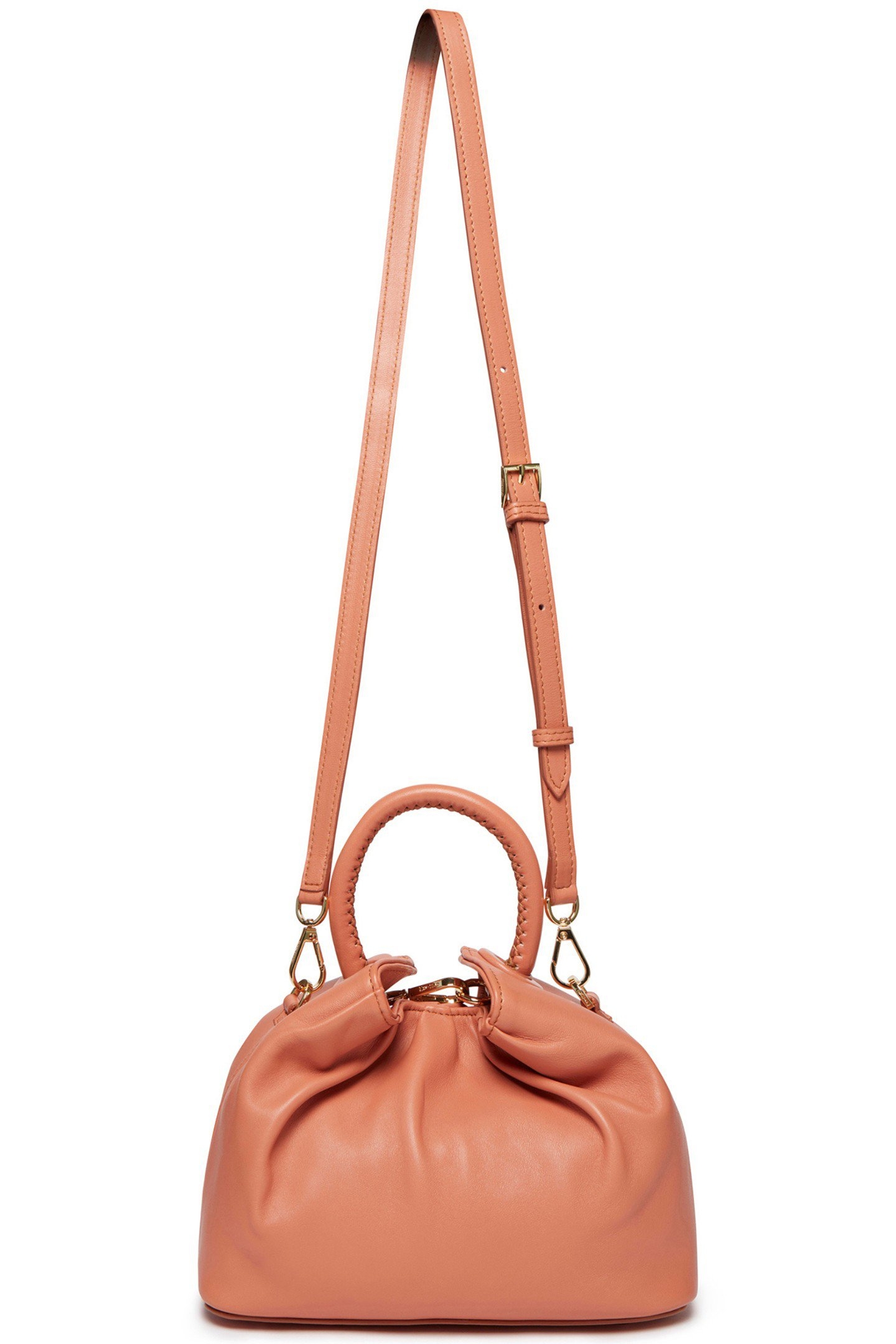 SMALL DUMPLING LEATHER PINK 2