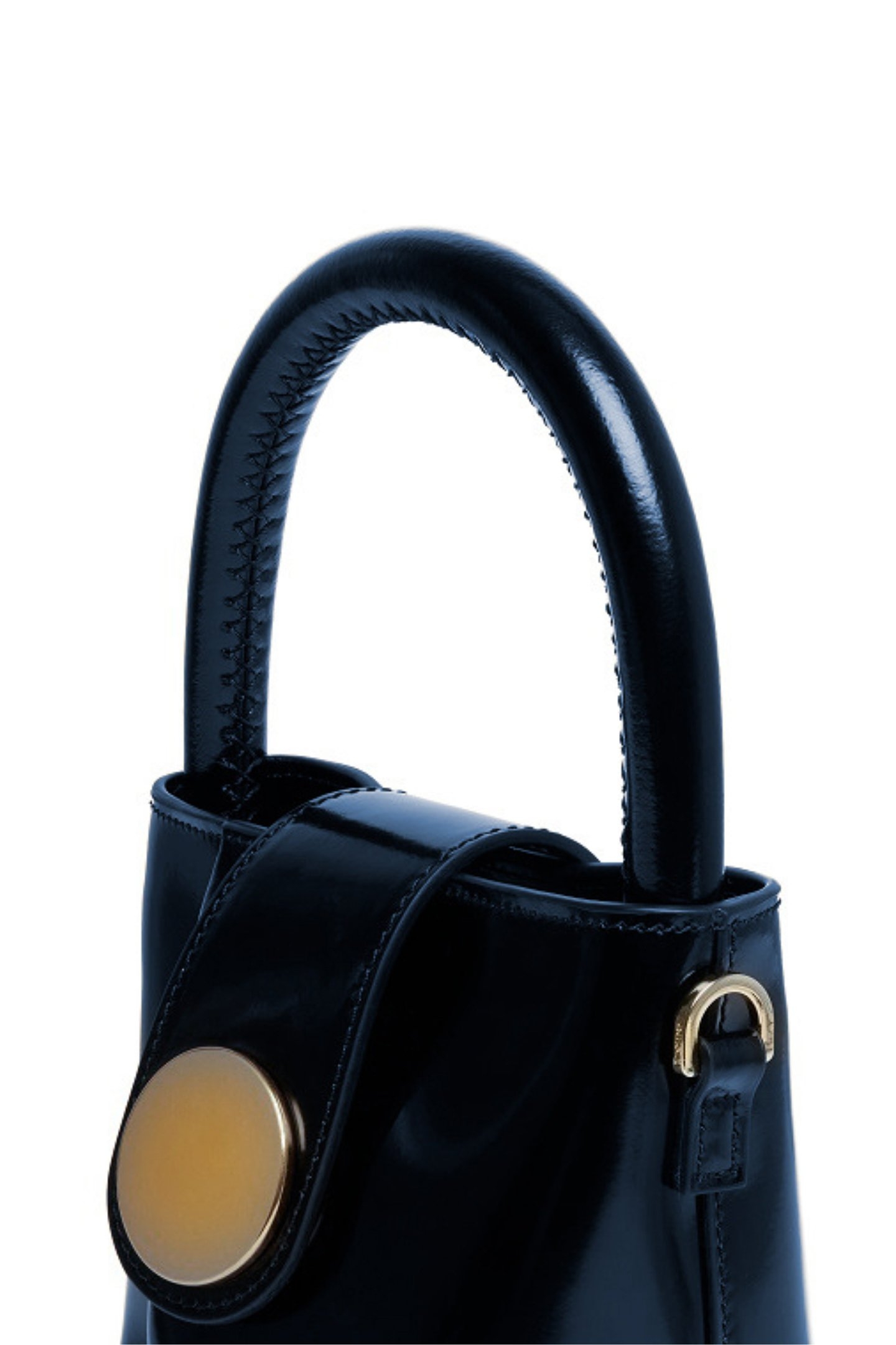 BUCK LEATHER MIRROR NAVY 3