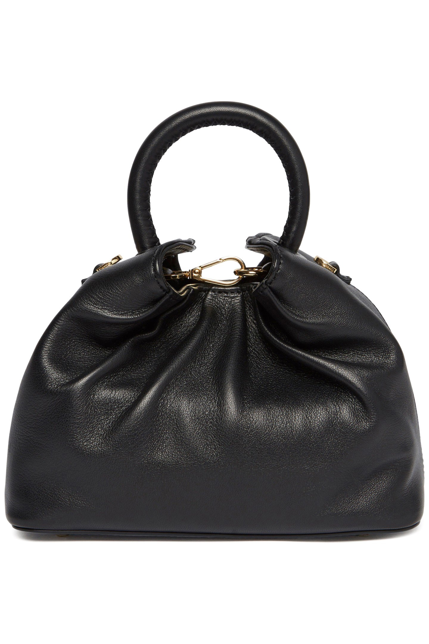 SMALL DUMPLING LEATHER BLACK 1