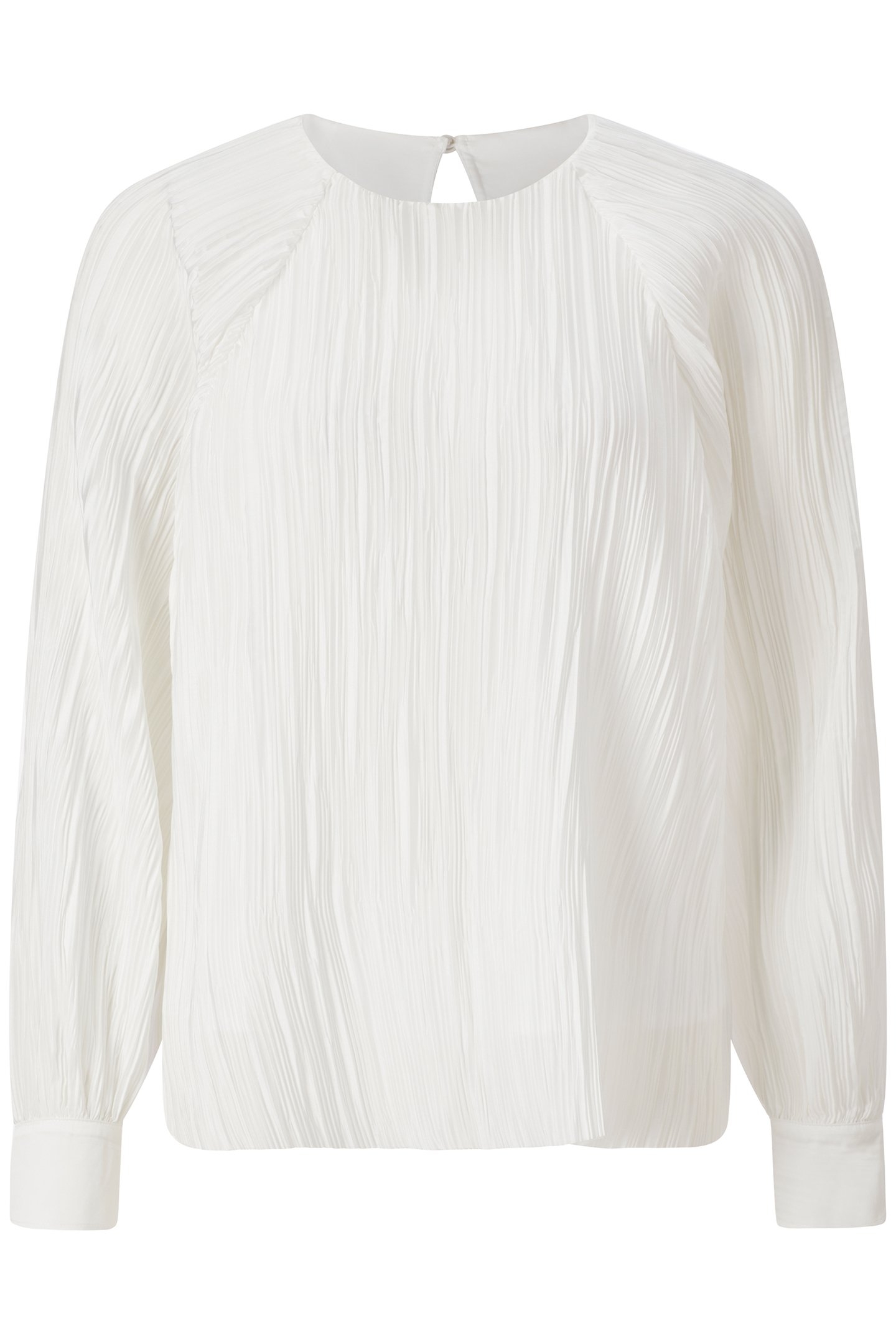 PLISSEE BLOUSE PEARL WHITE 4