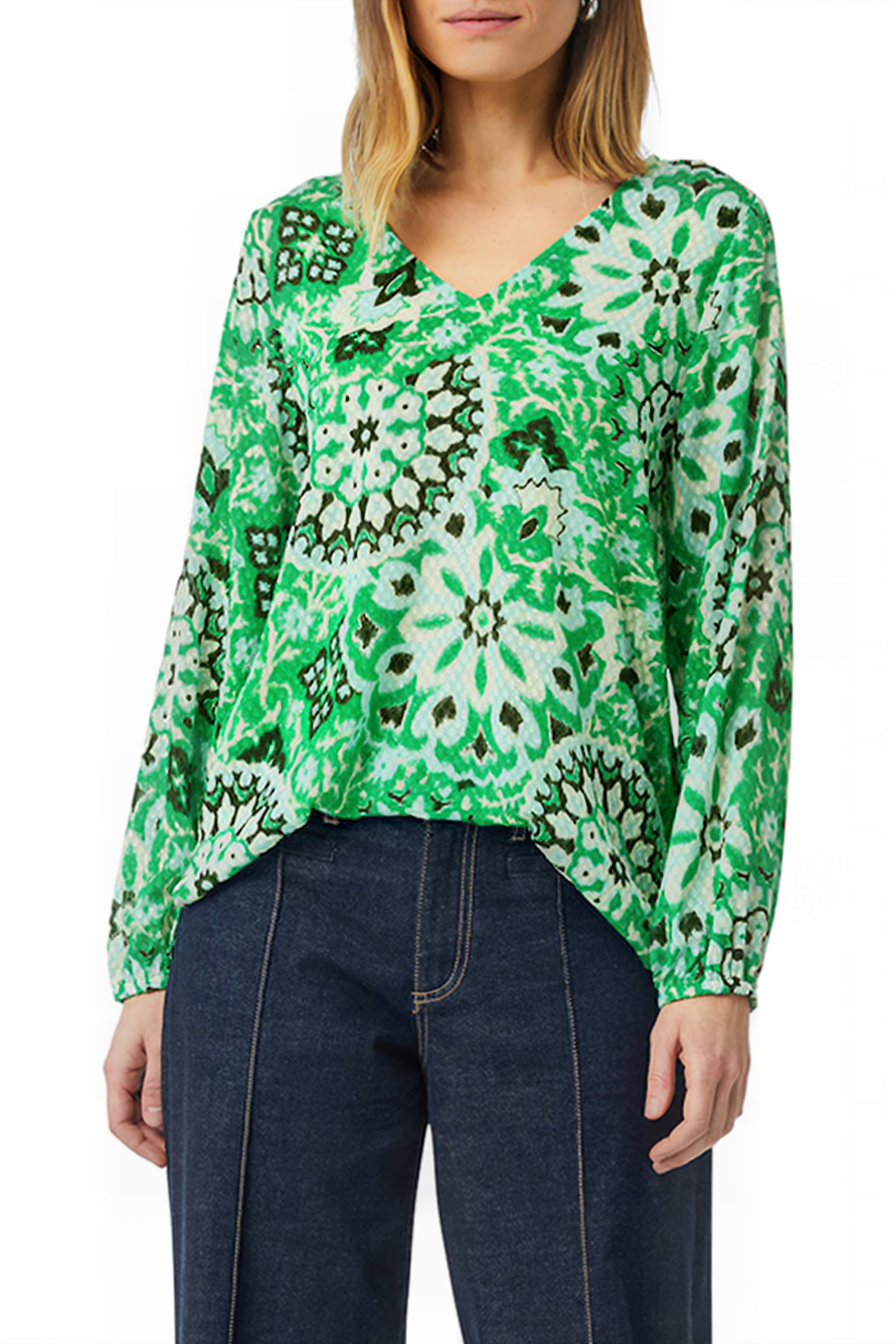 BLOUSE GREEN 1