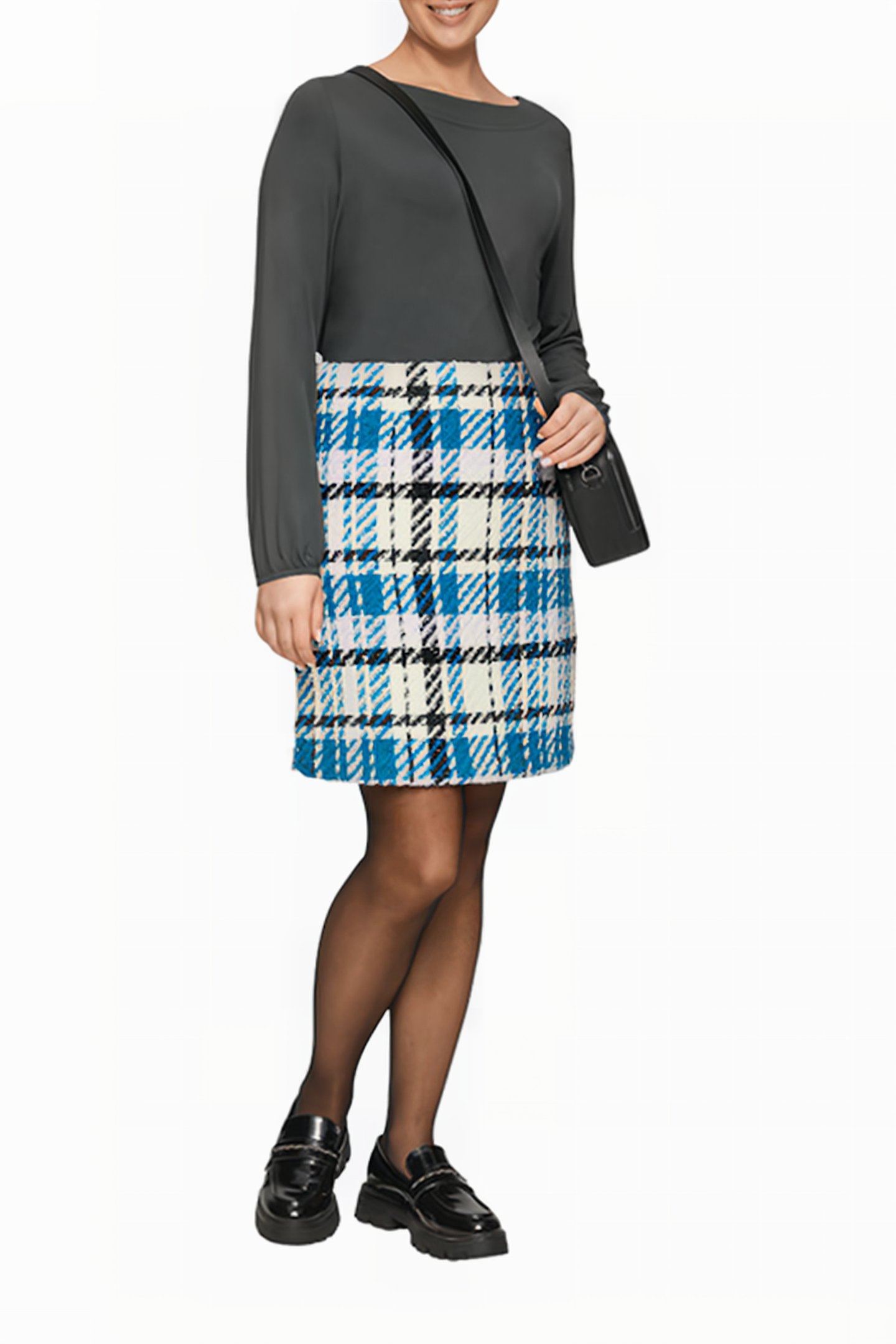 S.OLIVER T-SHIRTS GREY/BLACK 4