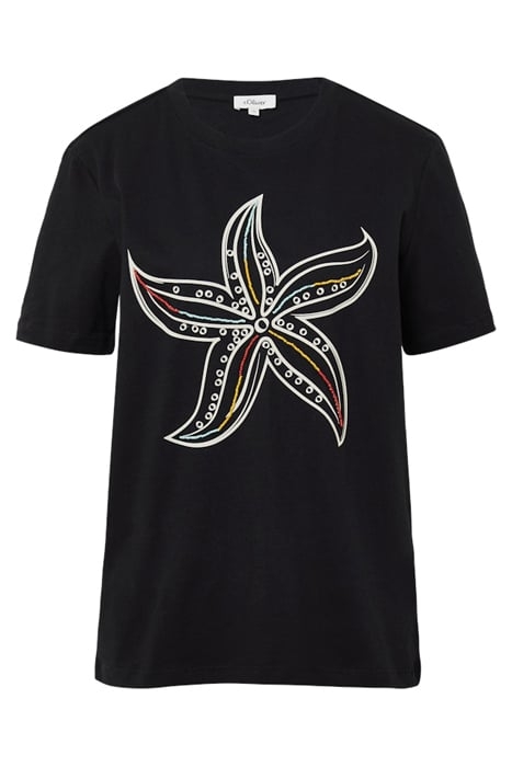 S.OLIVER T-SHIRTS GREY/BLACK 4