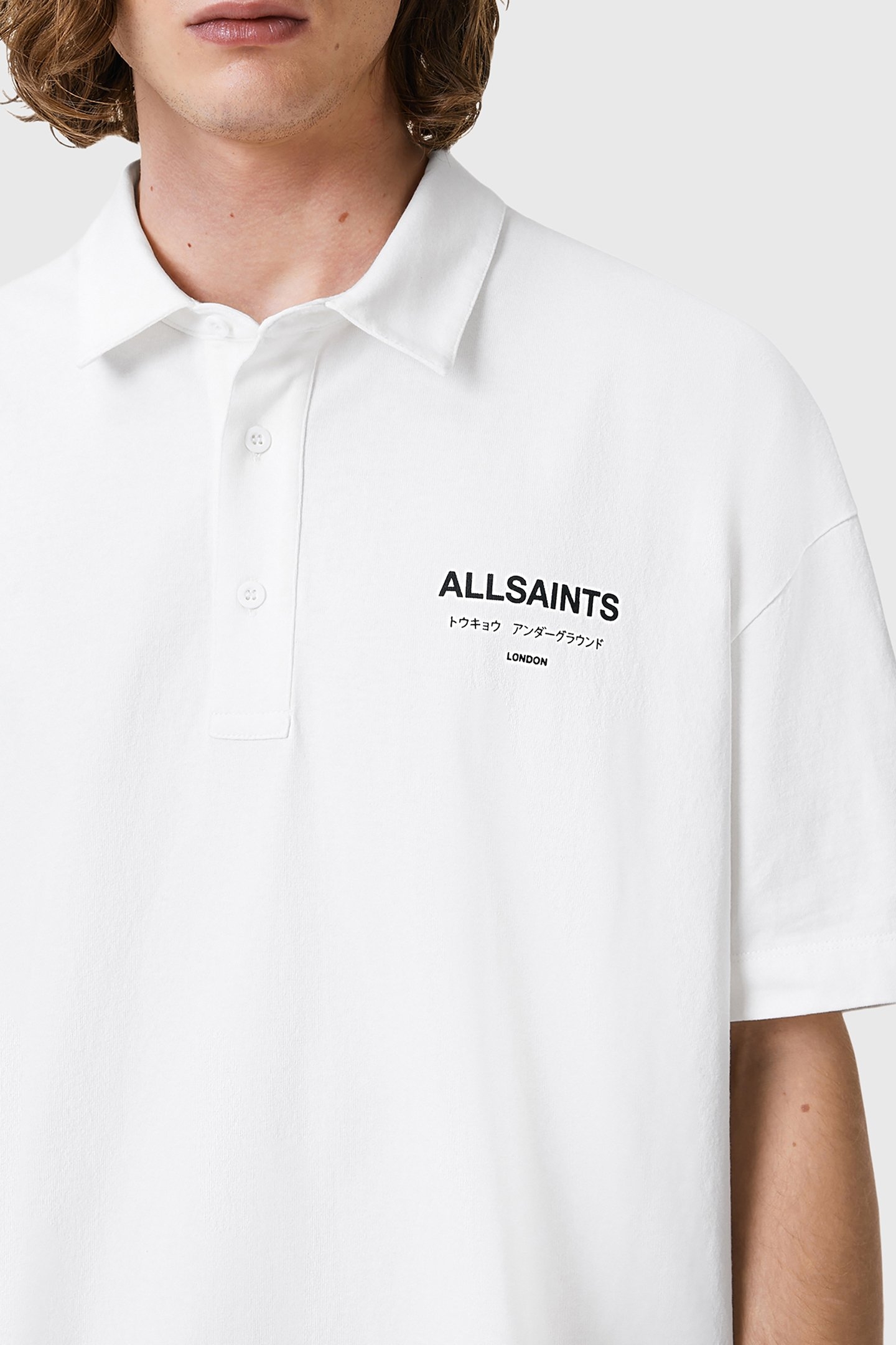 UNDERGROUND SS POLO ASHEN WHITE 6