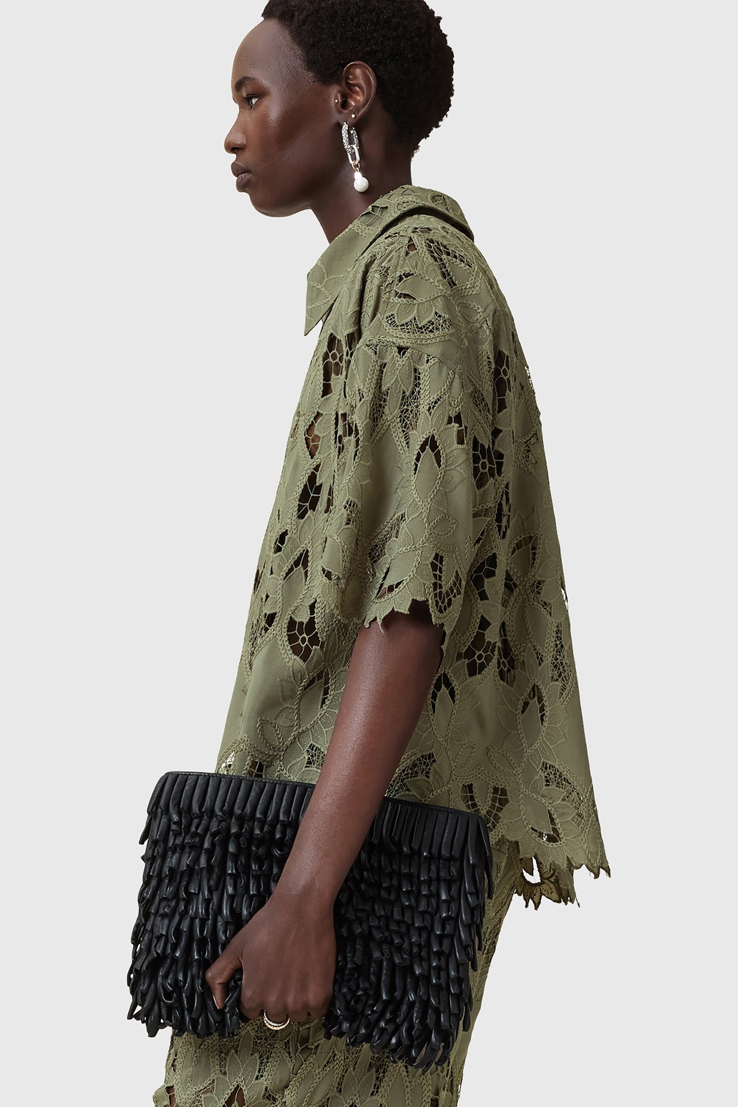 CHARLI EMB SHIRT MERMAID GREEN 5