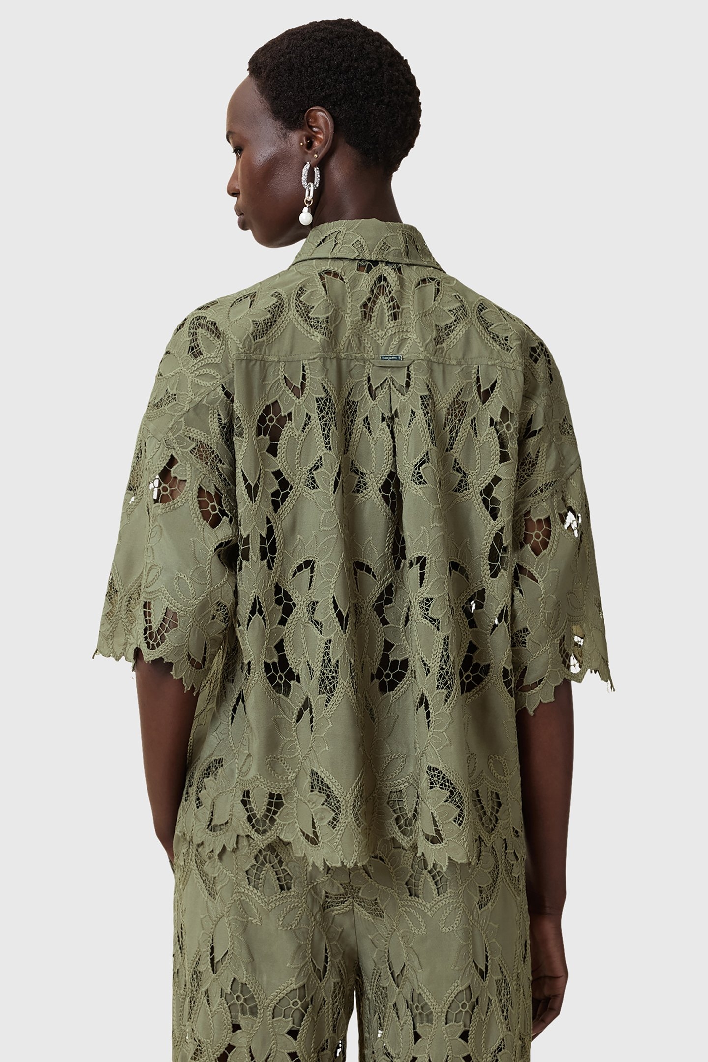 CHARLI EMB SHIRT MERMAID GREEN 4