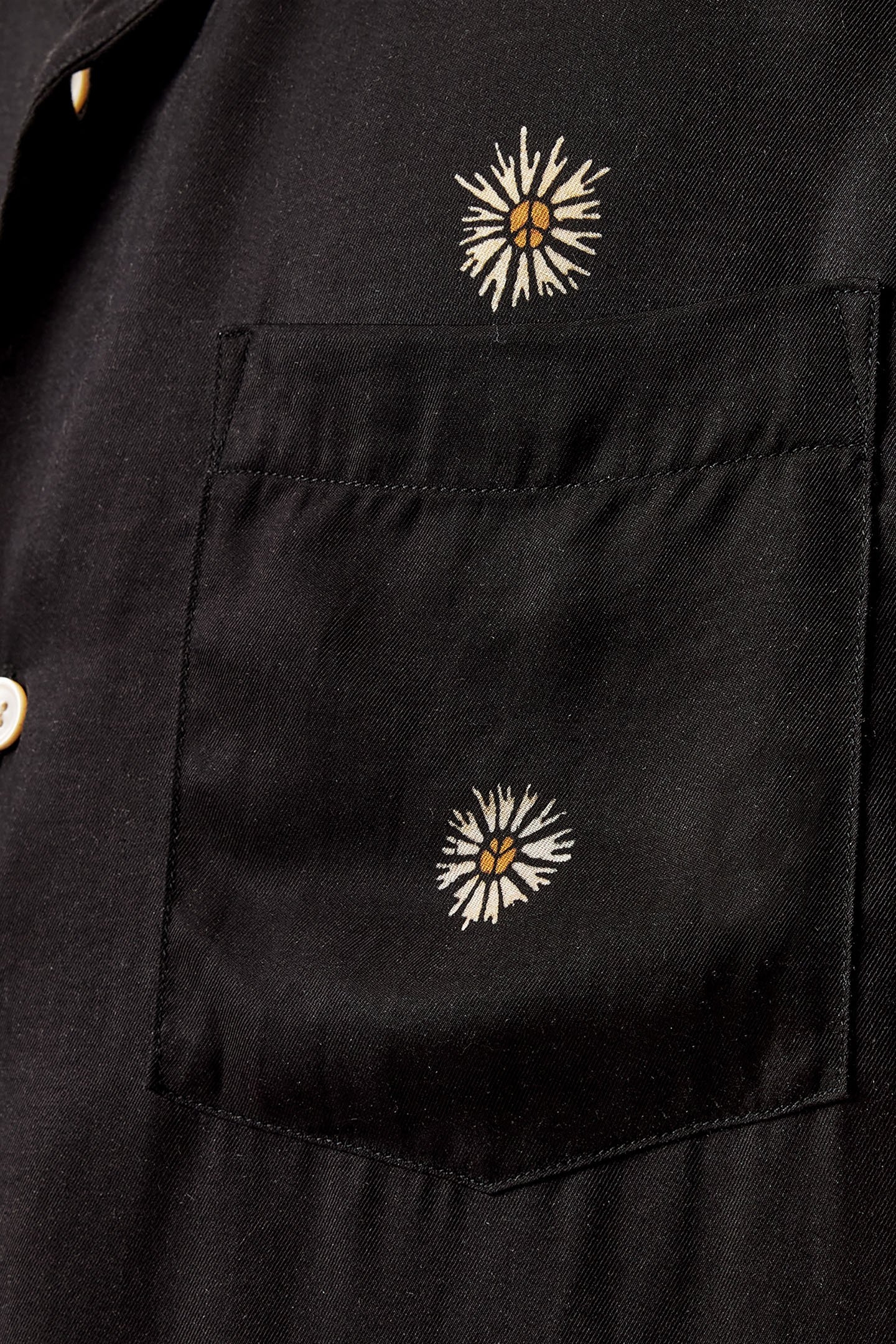 FLEUR PEACE SS SHIRT JET BLACK 7