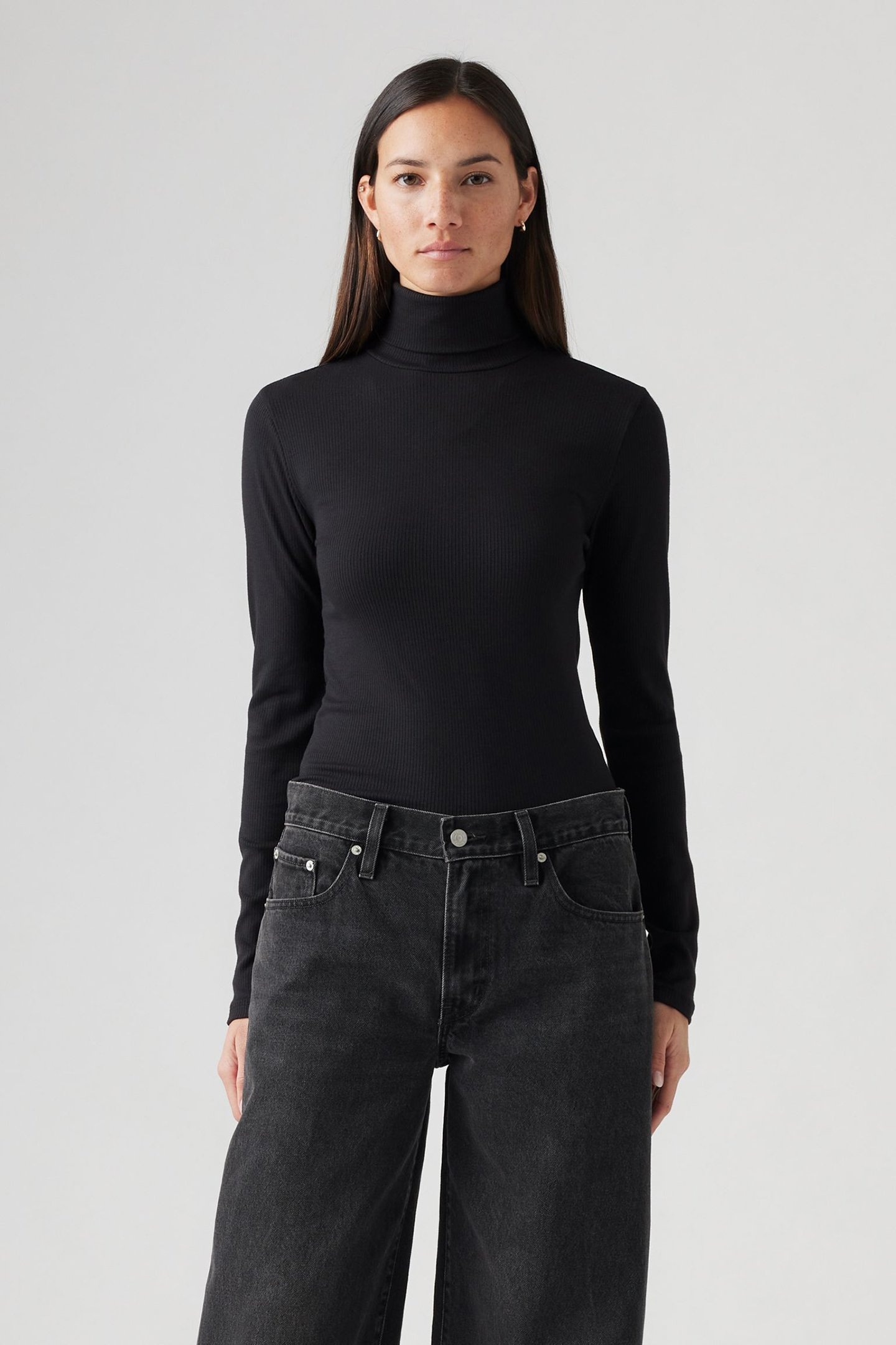 DREAMY TURTLENECK TOP BLACK 1