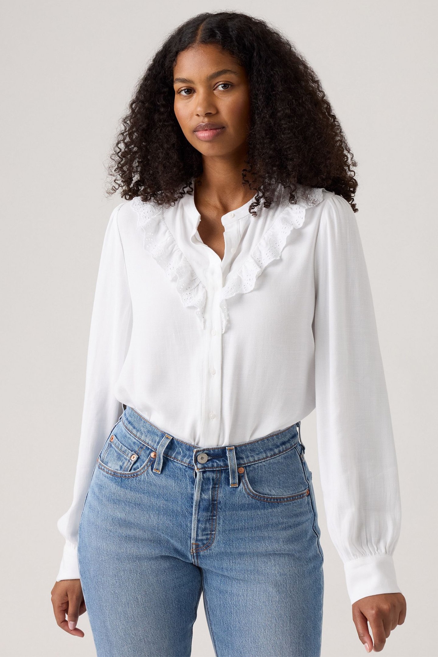 JANE EYELET BLOUSE WHITE 3