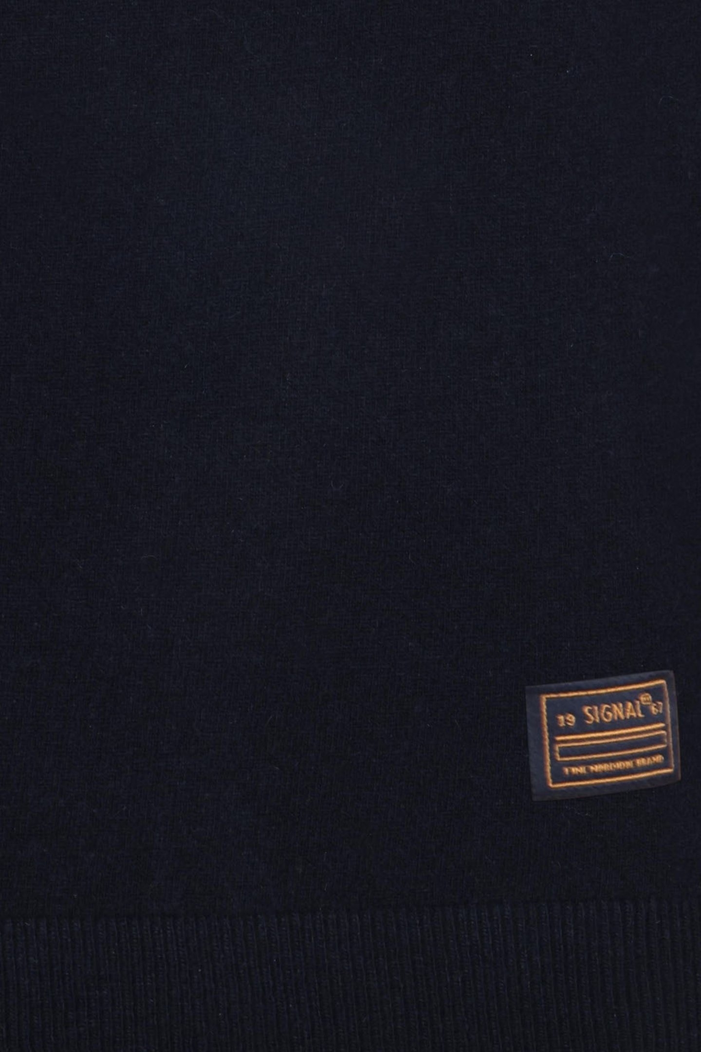 ROBERTSI HALF ZIP KNIT DEEP MARINE 3