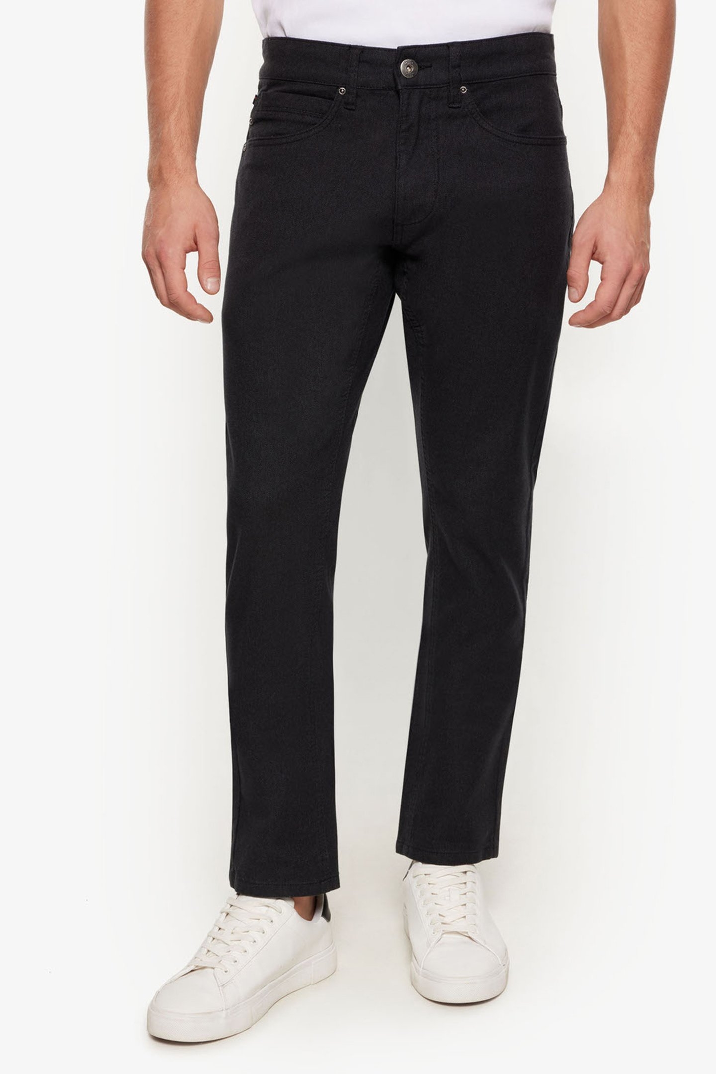 ODAMSI WOOL LOOK PANTS GREY VOLCANO 1