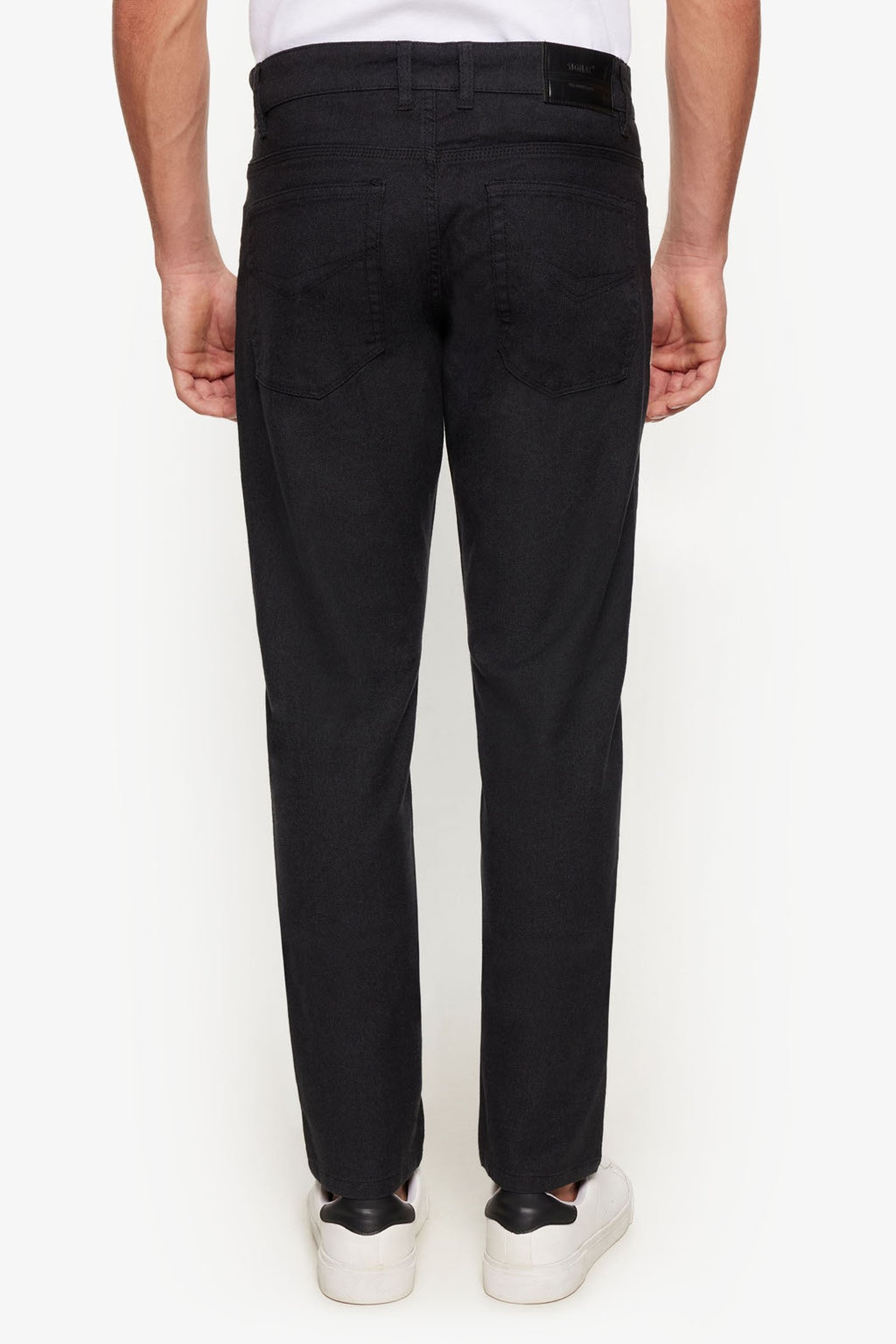 ODAMSI WOOL LOOK PANTS GREY VOLCANO 2