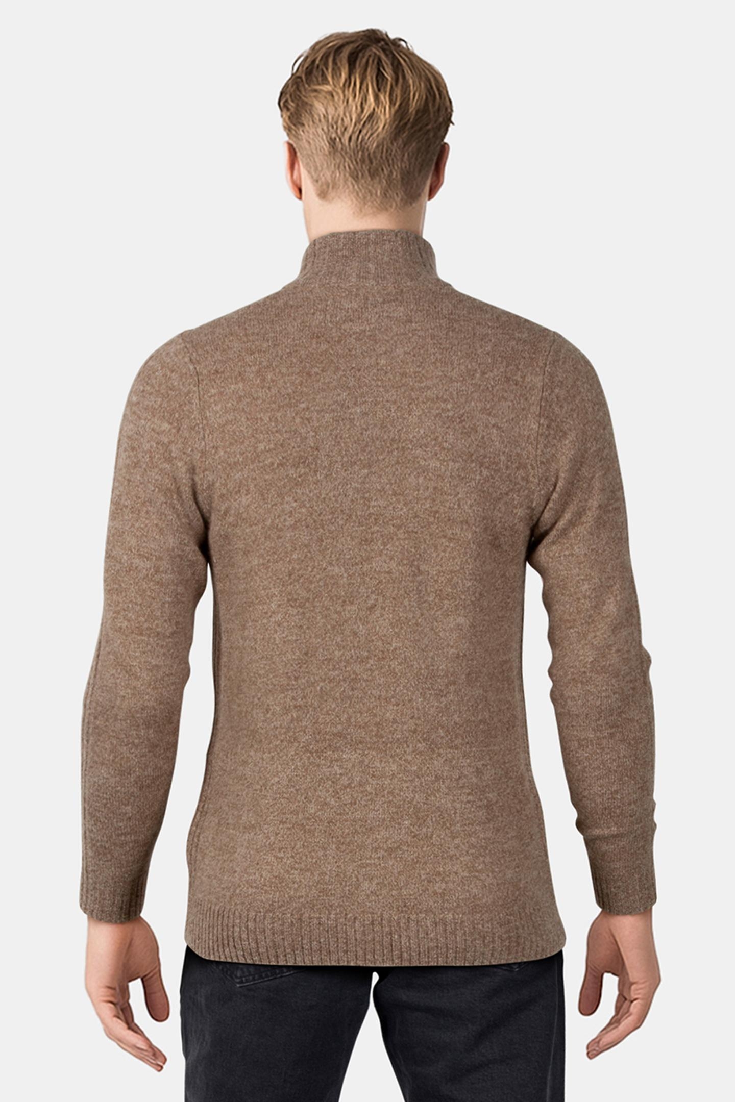 LOUSI KM F24 KNIT GRAY SAND MELANGE 2