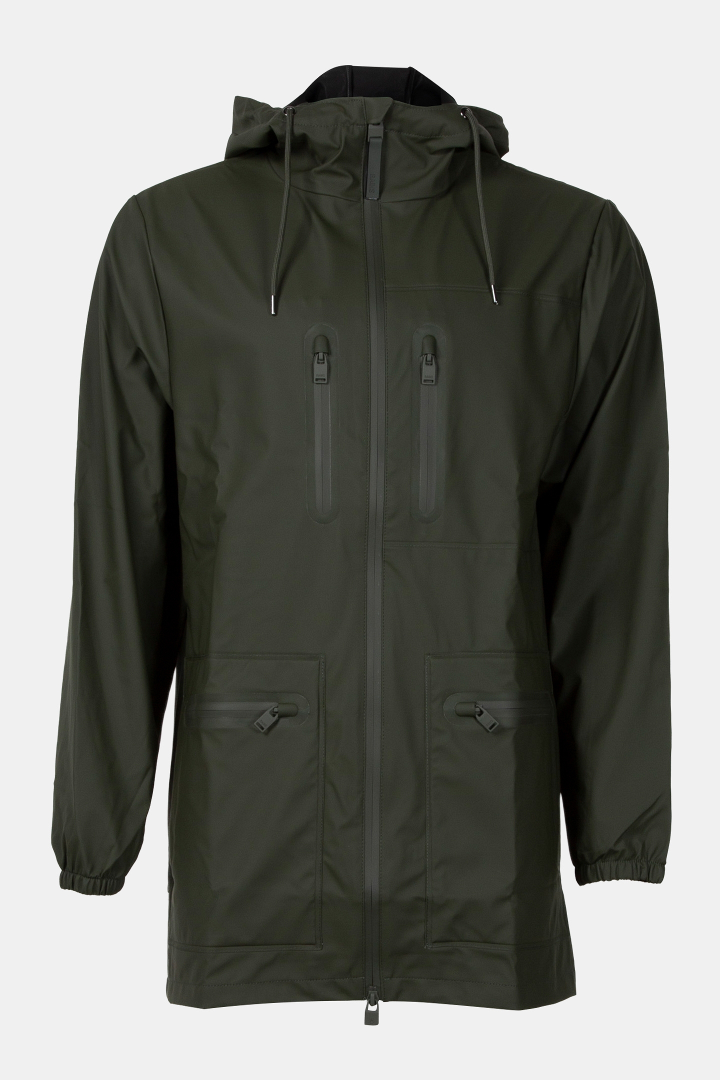 UNISEX CARGO LONG JACKET W3 GREEN 1