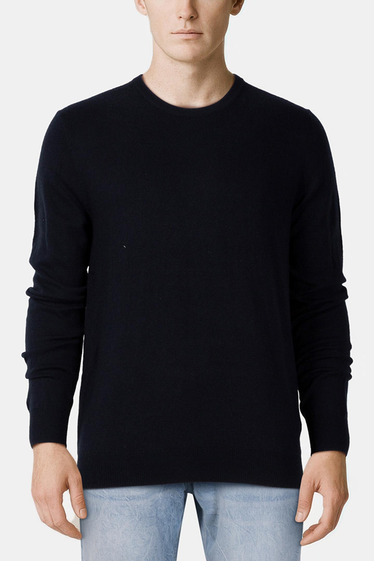 CASHMERE BLEND CN SW NAVY SEA 1