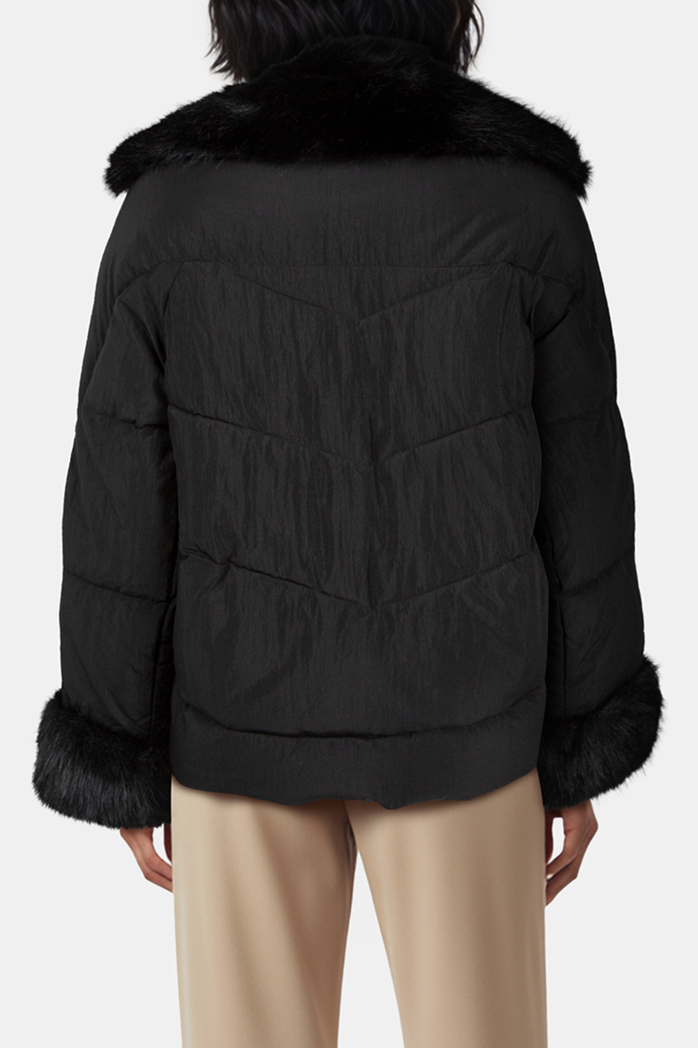 ZOE PUFFER JACKET JET BLACK A996 2