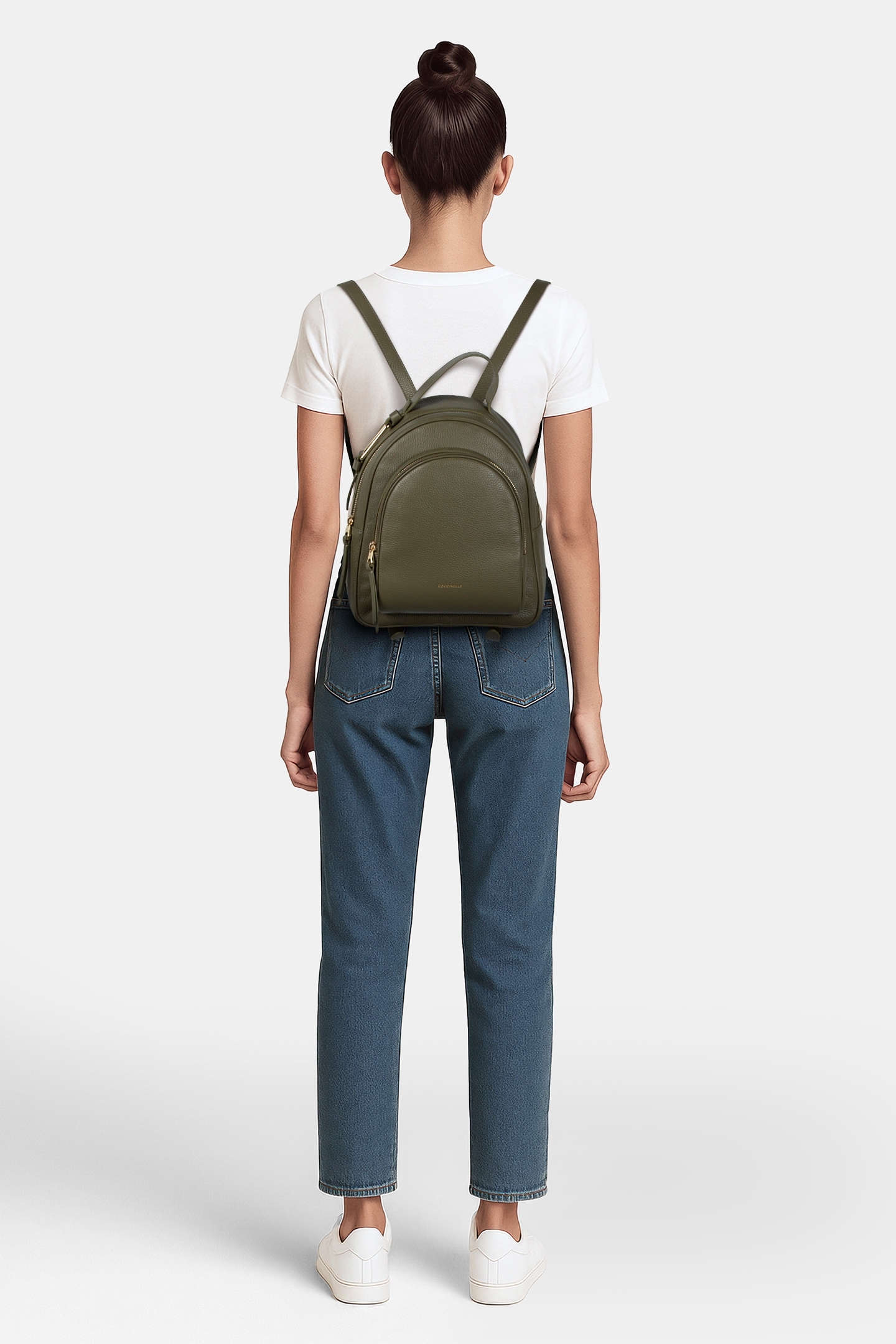 GRAINED LEATHER BACKPACK 1