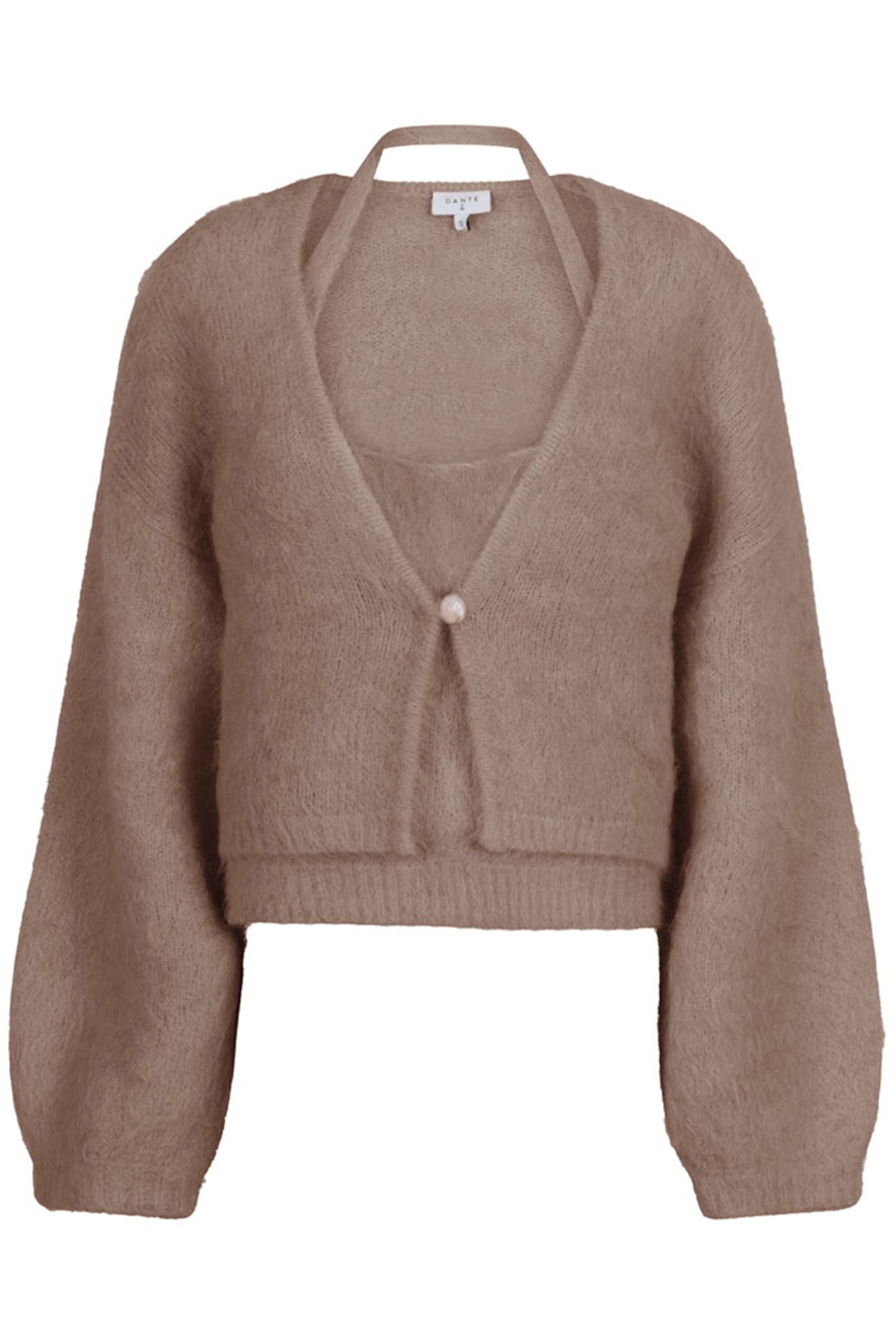 WATTS TWINSET CARDIGAN HAZELNUT HAZE 3