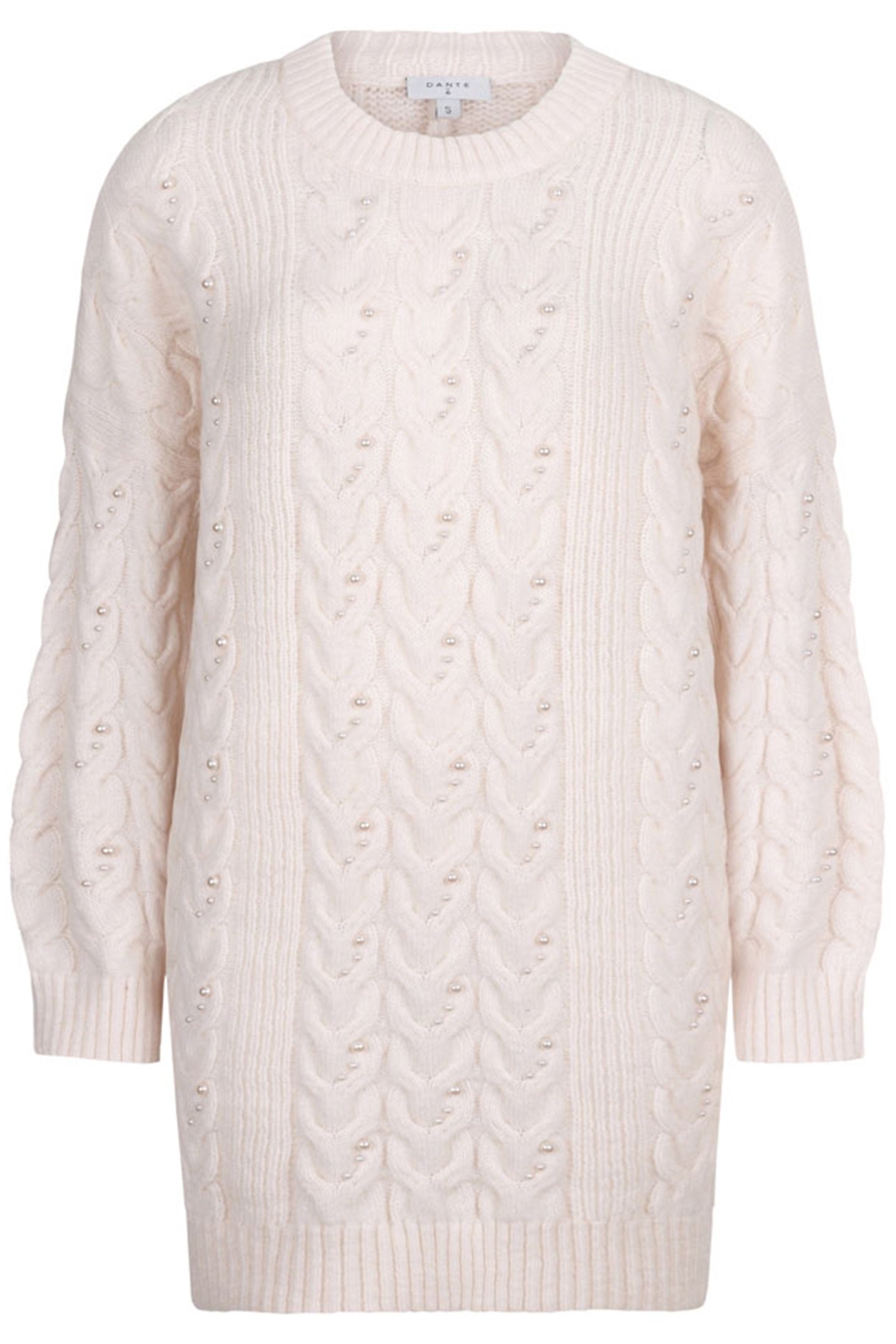 CROFT PEARL SWEATER BUTTER CREAM 3