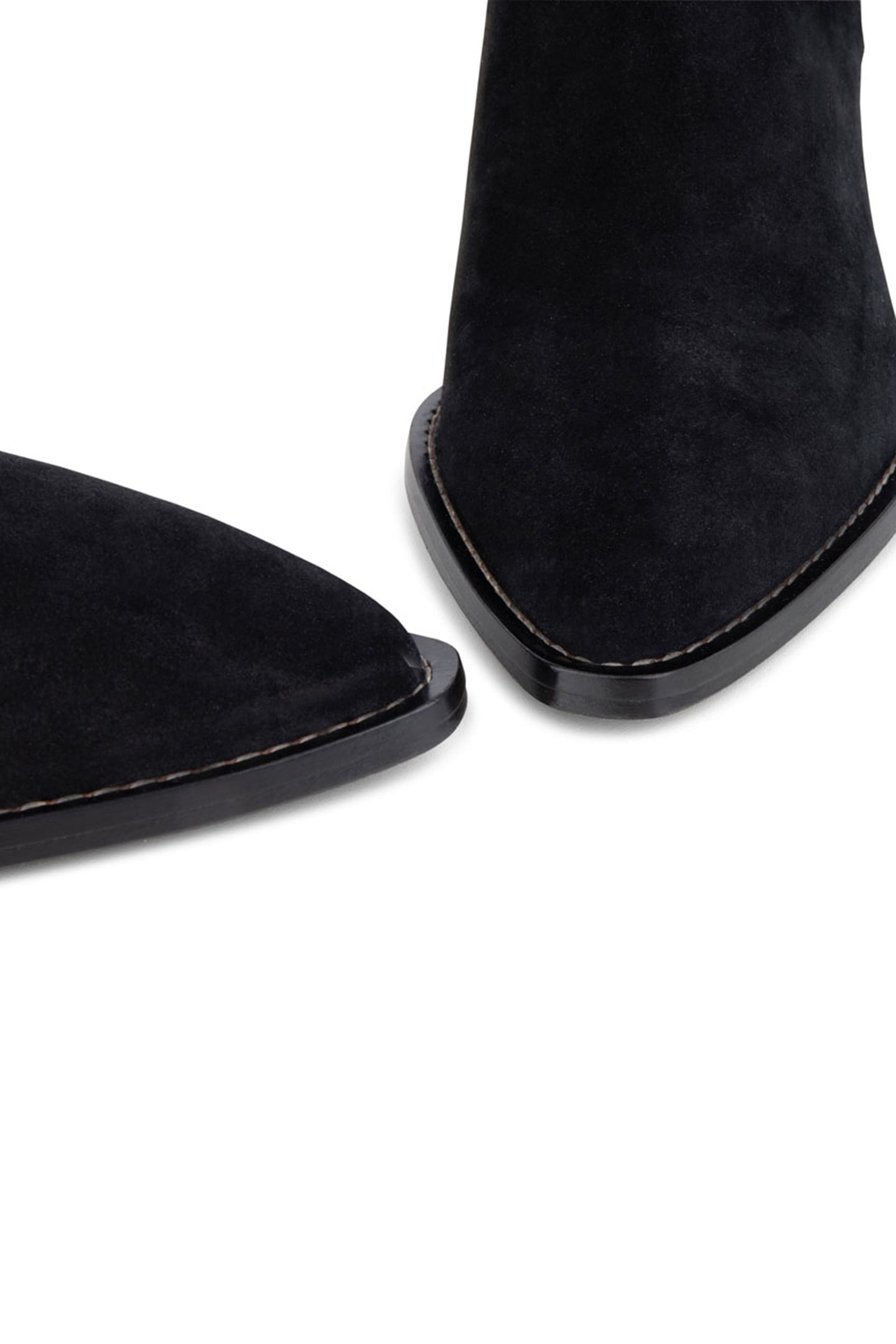 KAIA STUDDED SUEDE BOOTS RAVEN 6