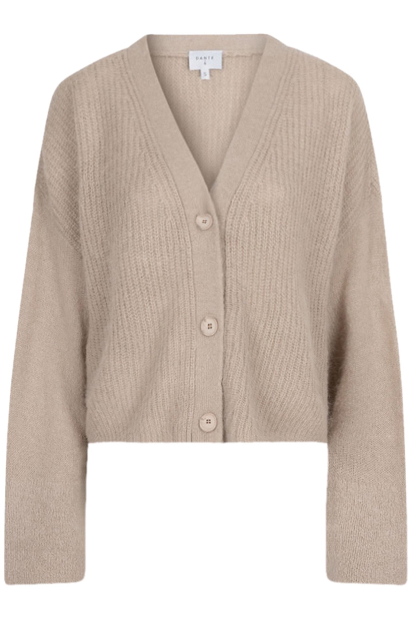 UTAH CROPPED CARDIGAN TIMELESS TAUPE 2