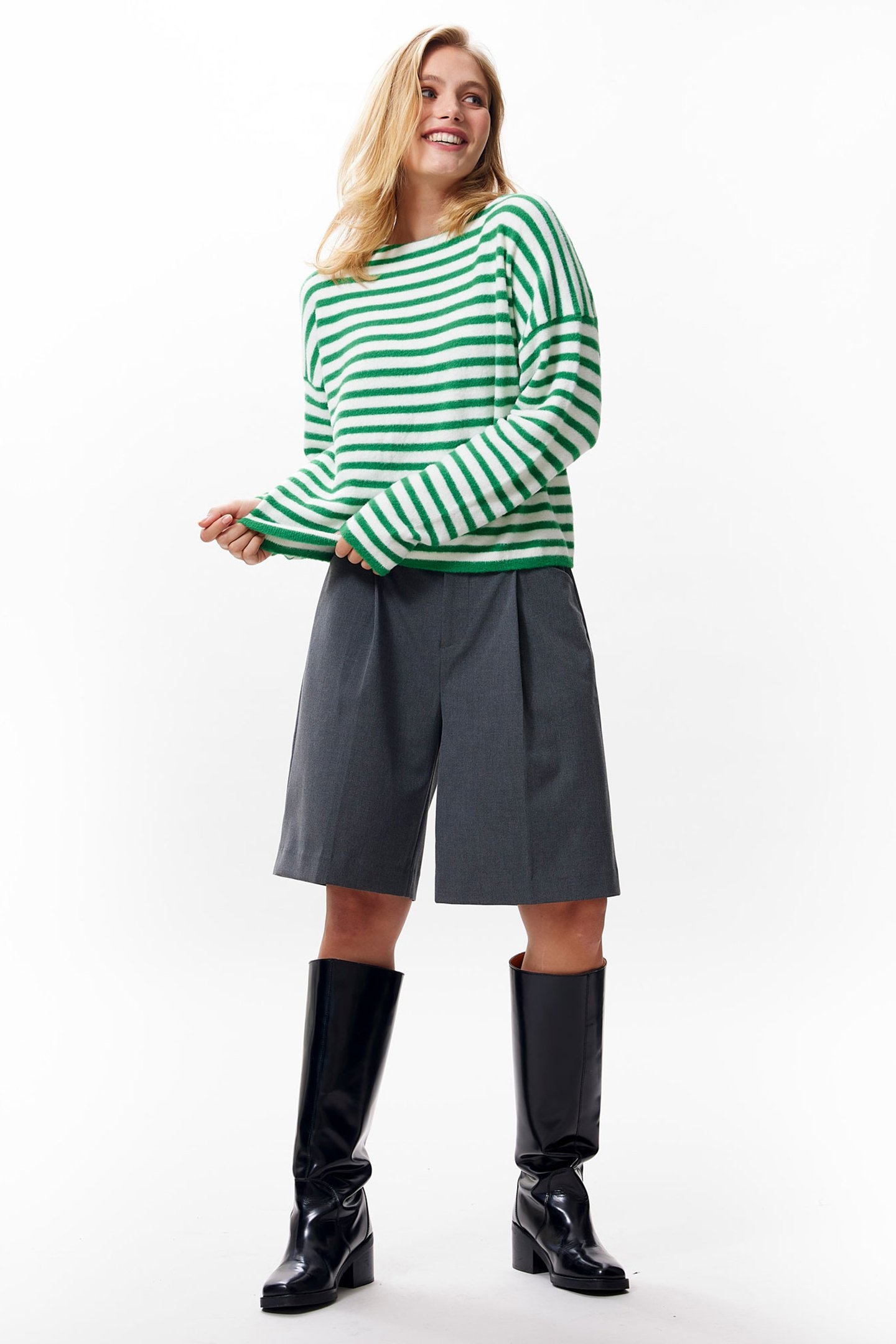 SOFT STRIPED KNIT JELLY BEAN 2