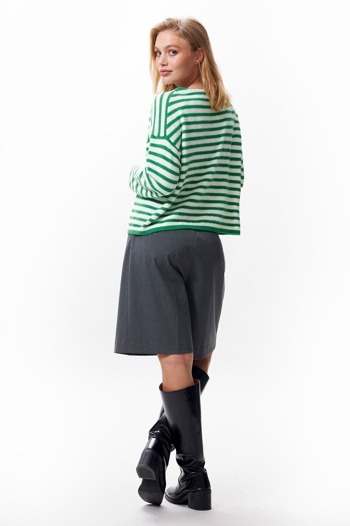 SOFT STRIPED KNIT JELLY BEAN 3