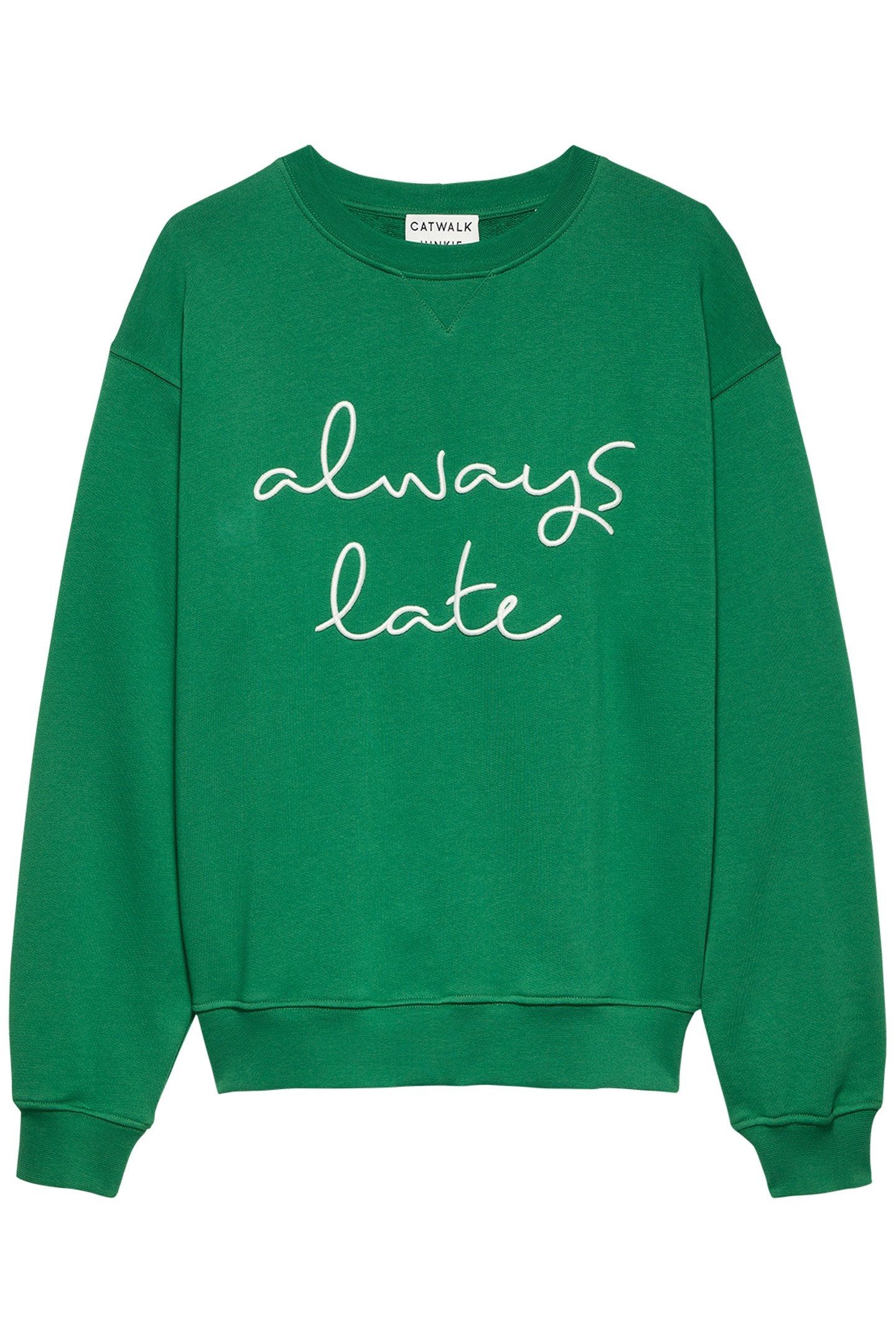 ALWAYS LATE SWEATER VERDANT GREEN 4