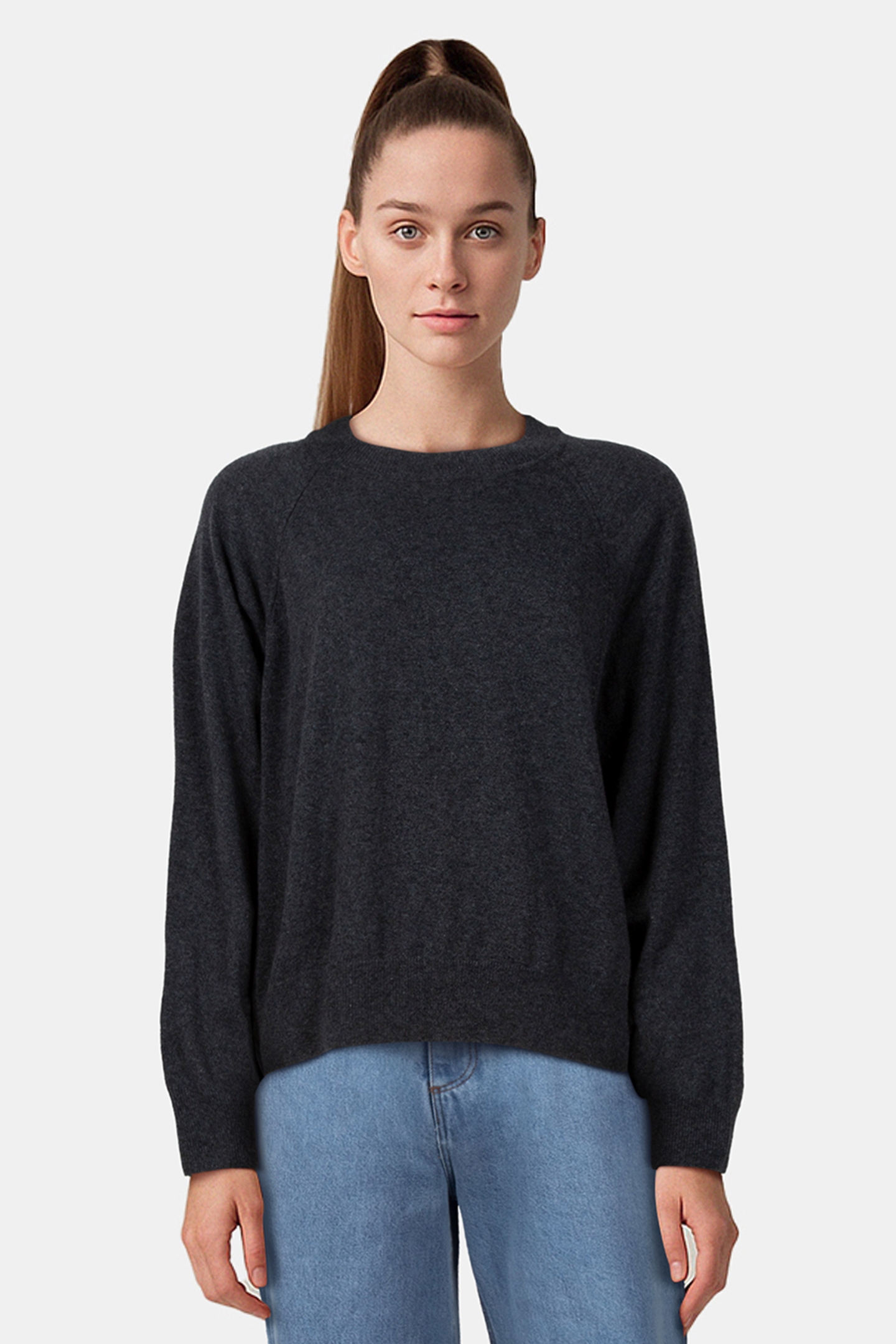 KORALIA SWEATER GREY MELANGE 2