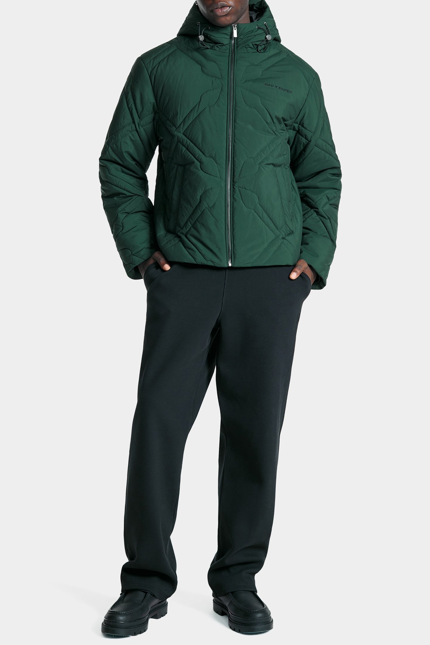 SPEAR PUFFER JACKET UNISEX PINE GREEN 2