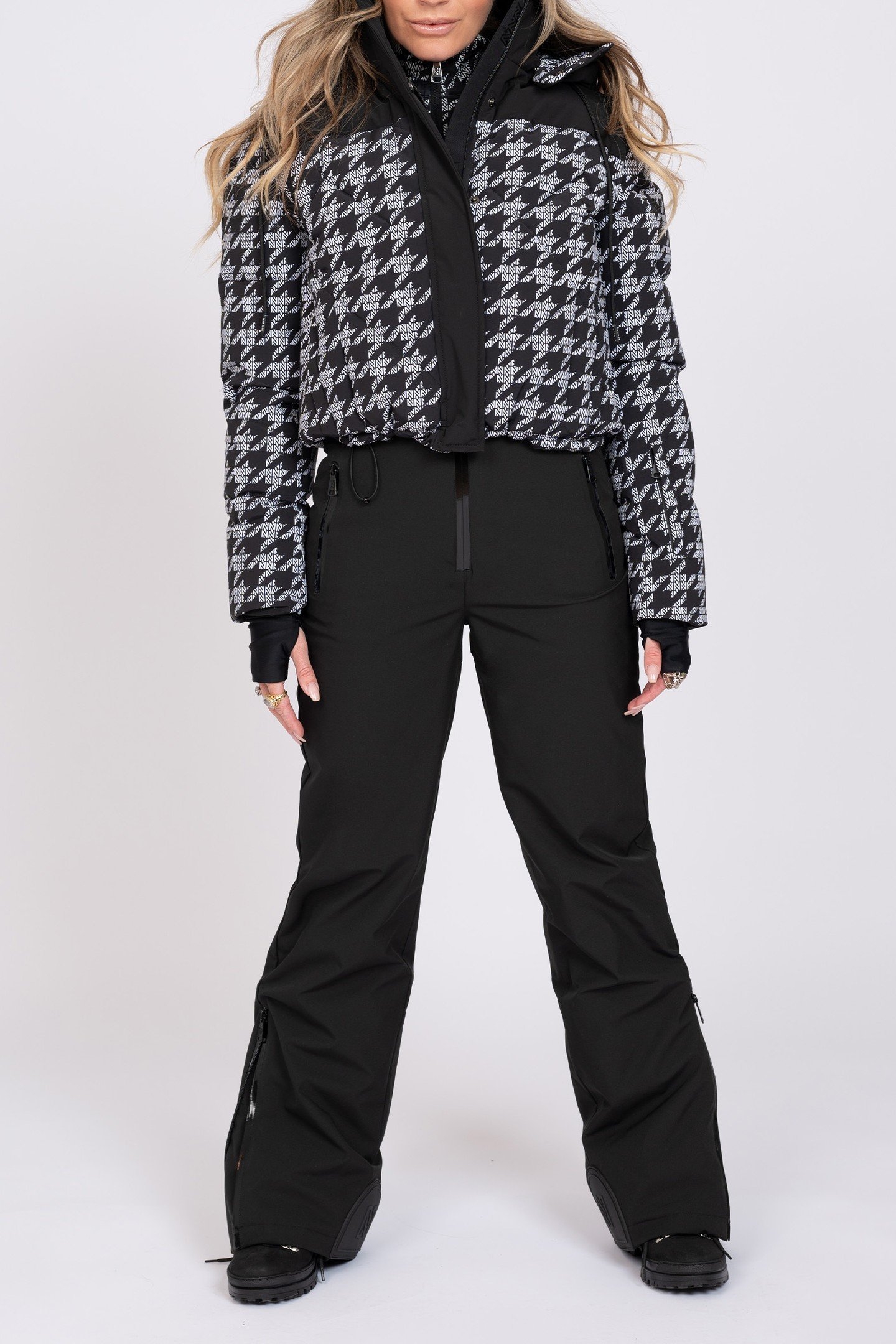 GAGA STRAIGHT SKI PANTS BLACK 2